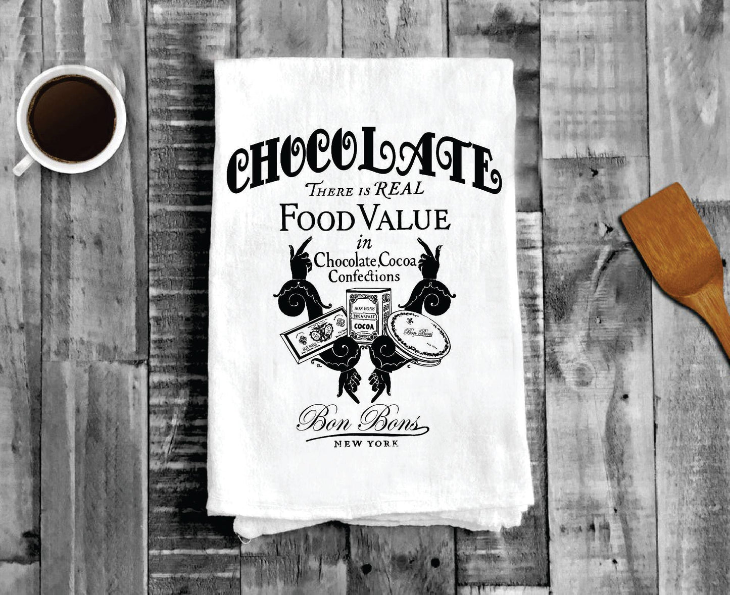 Bon Bons Chocolate, Cotton Tea Towels