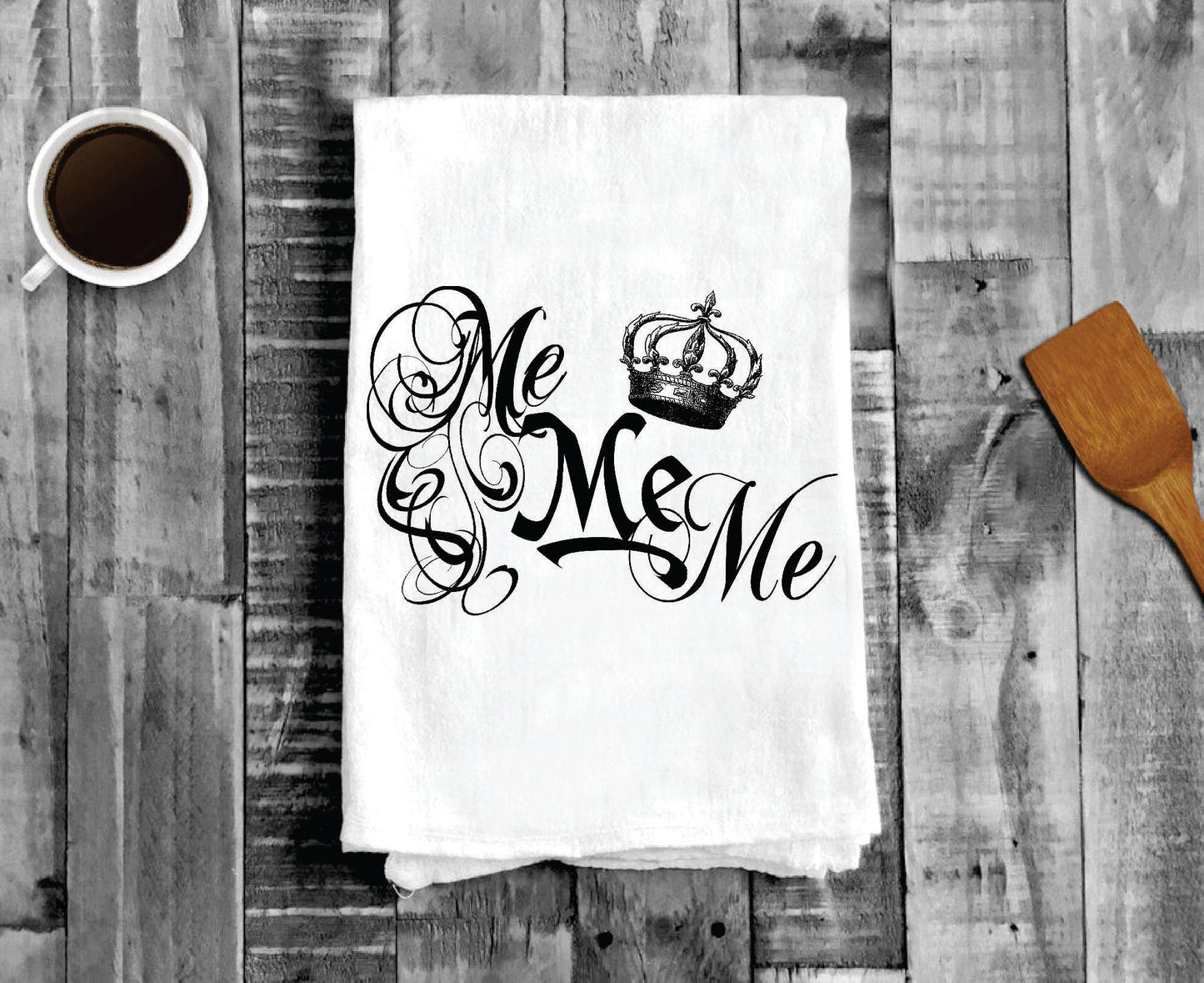 Me Me Me Crown, Cotton Tea Towels