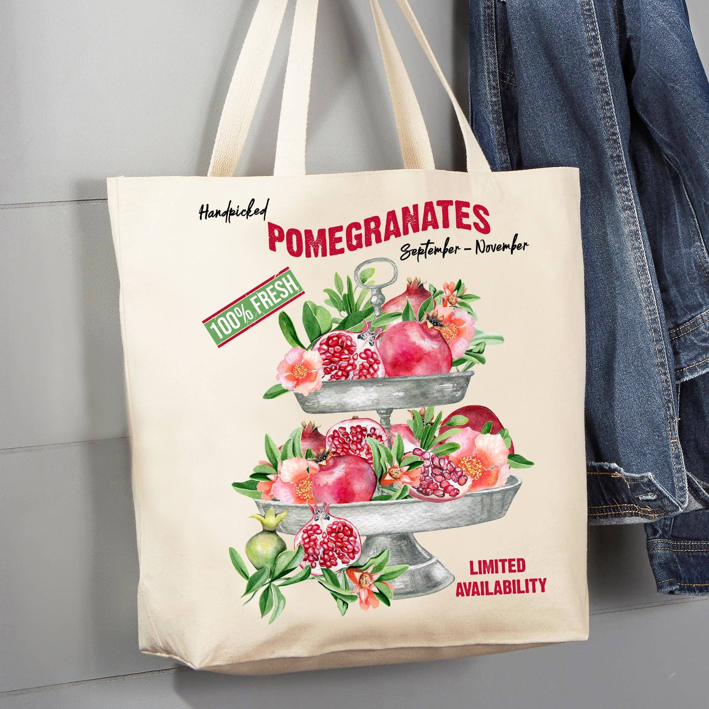 Cotton Canvas Tote Bag