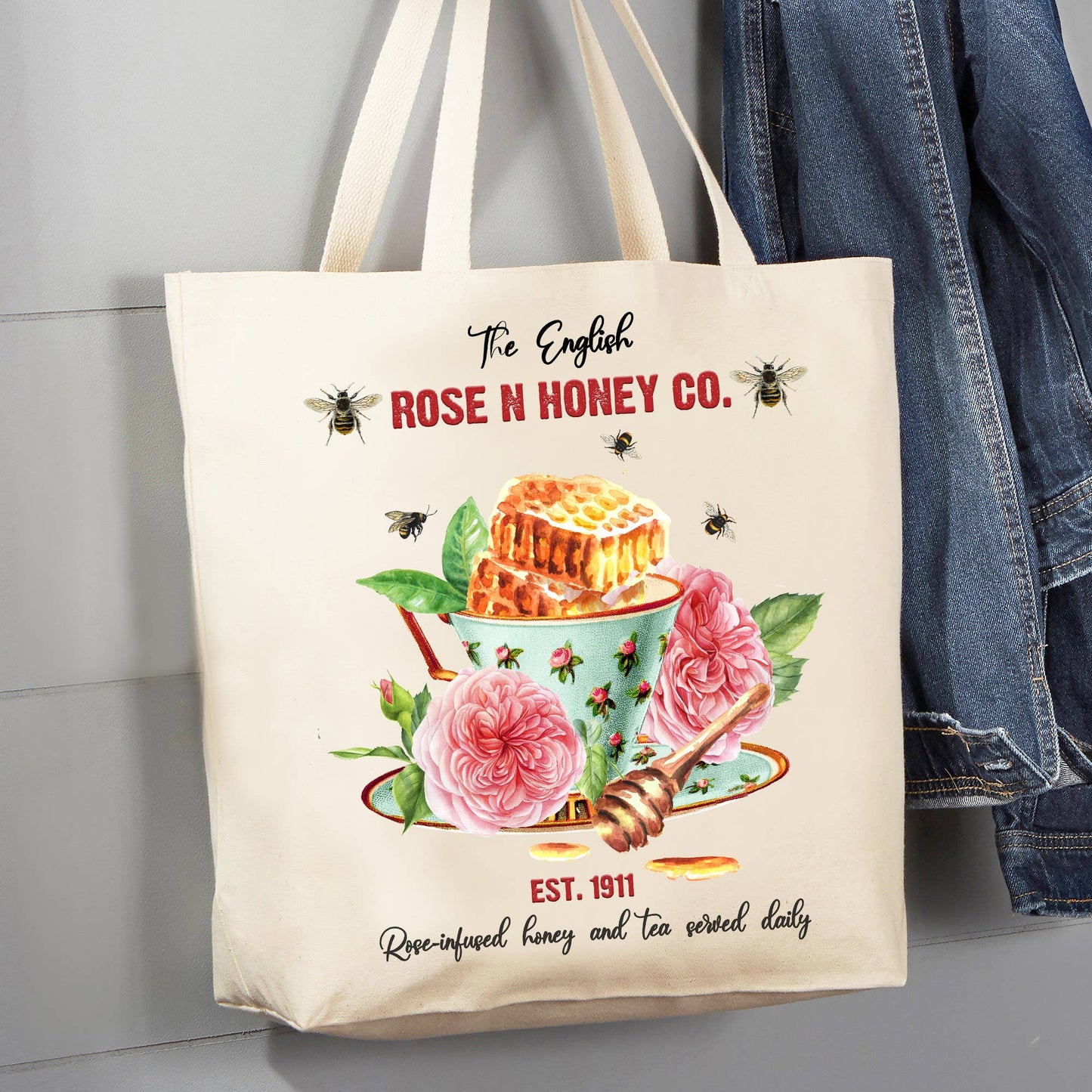 Cotton Canvas Tote Bag