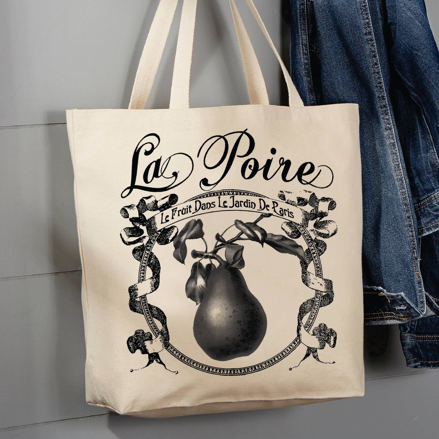 La Poire, Pair Fruit, France, 12 oz Tote Bag