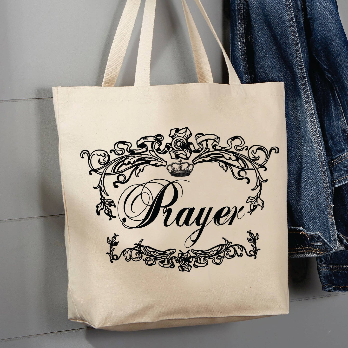 Prayer, 12 oz Tote Bag