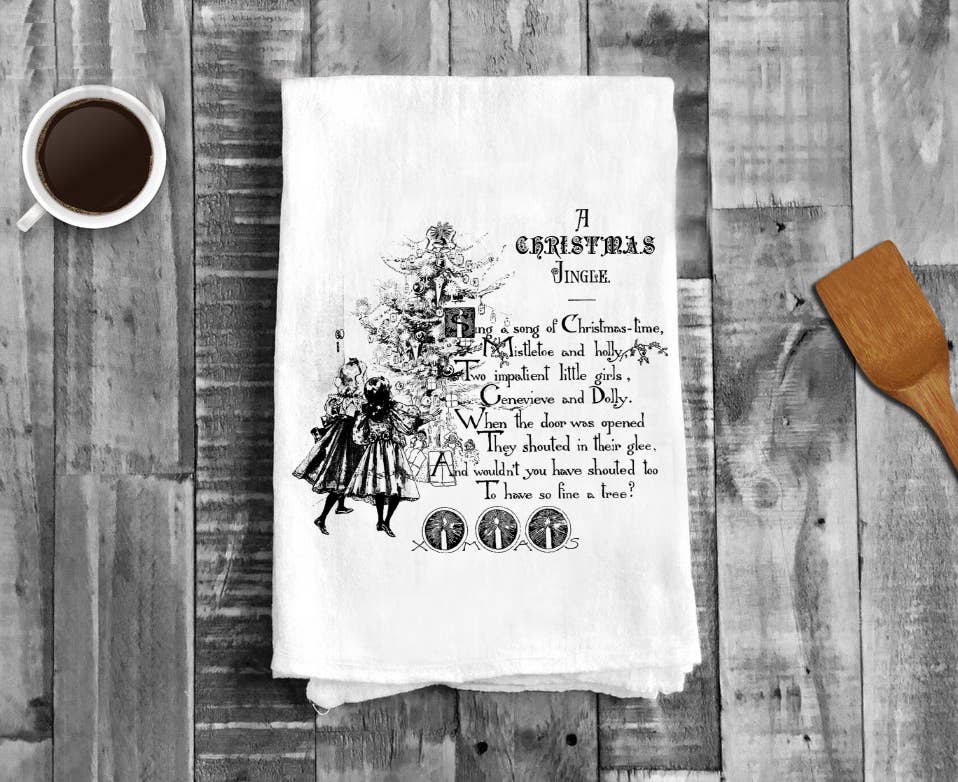 A Christmas Jingle, Cotton Tea Towels
