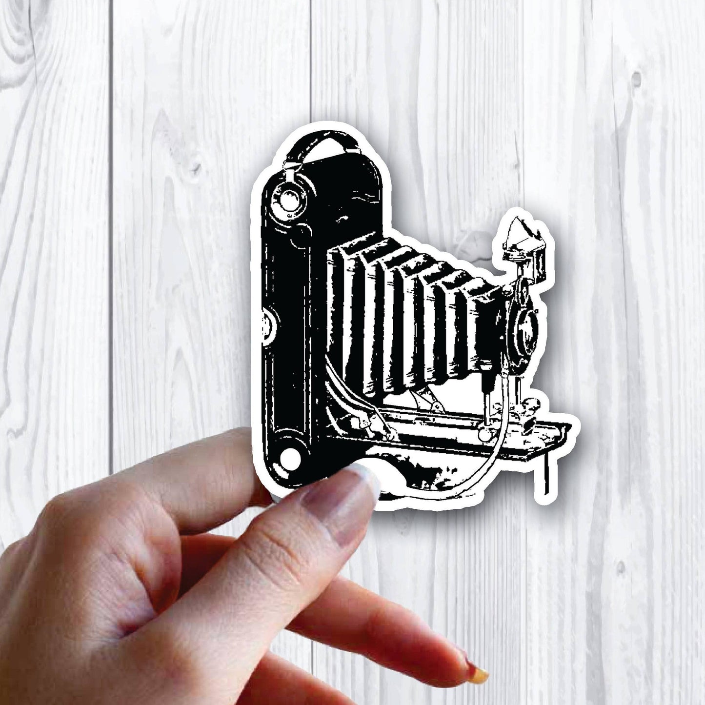 Antique Camera Video Recorder Sticker