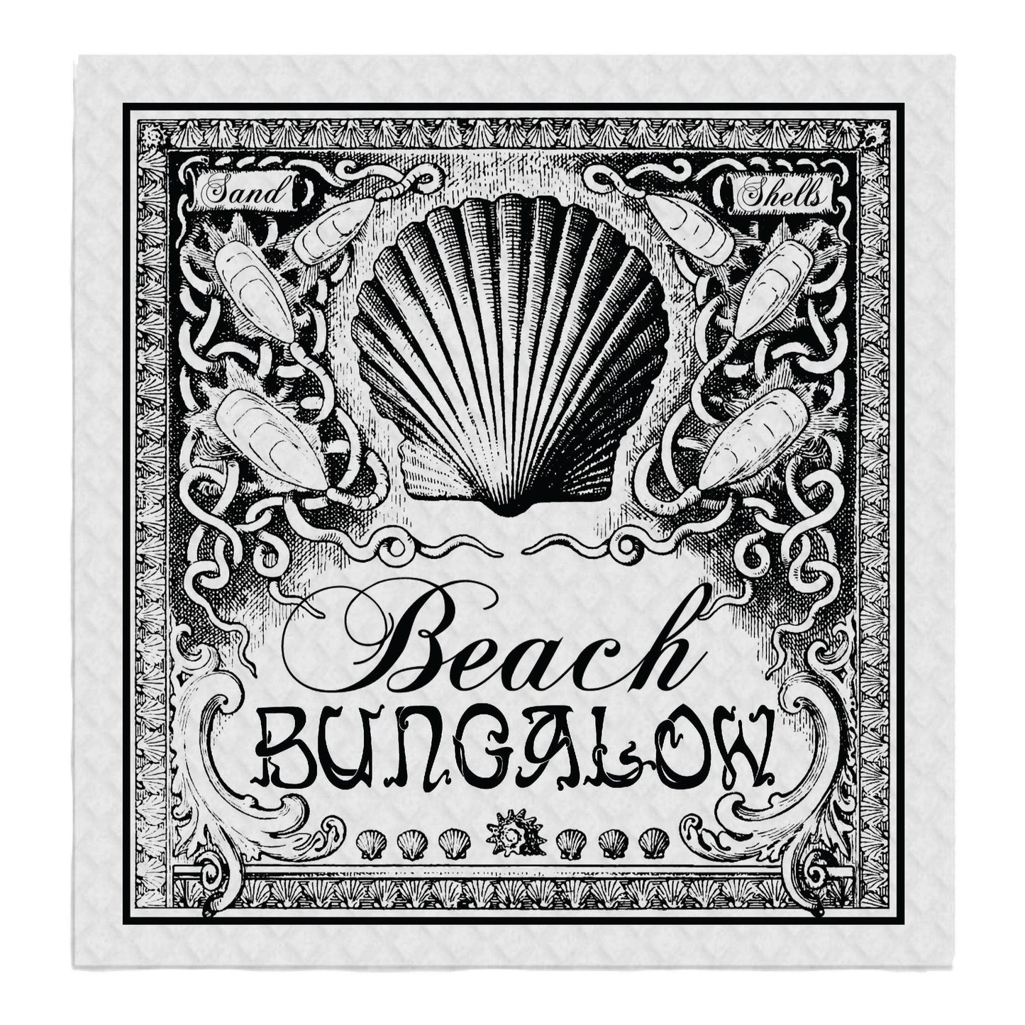 Beach Bungalow Sea Shells, SWEDISH DISH CLOTHS