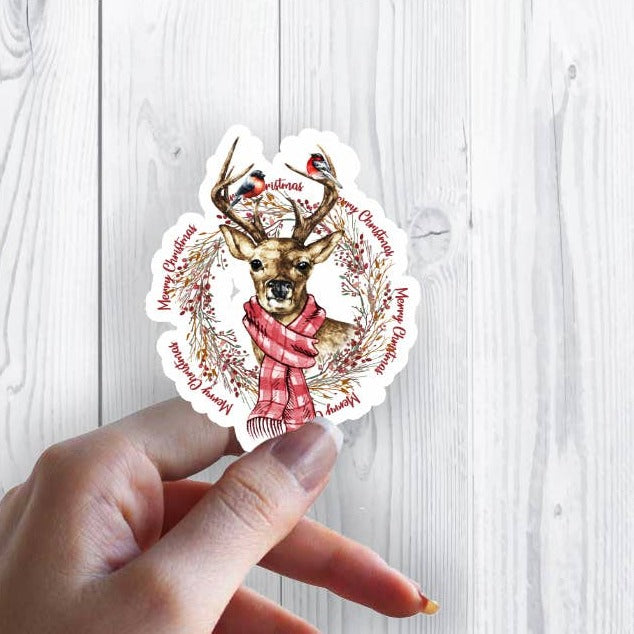 Christmas Reindeer Sticker