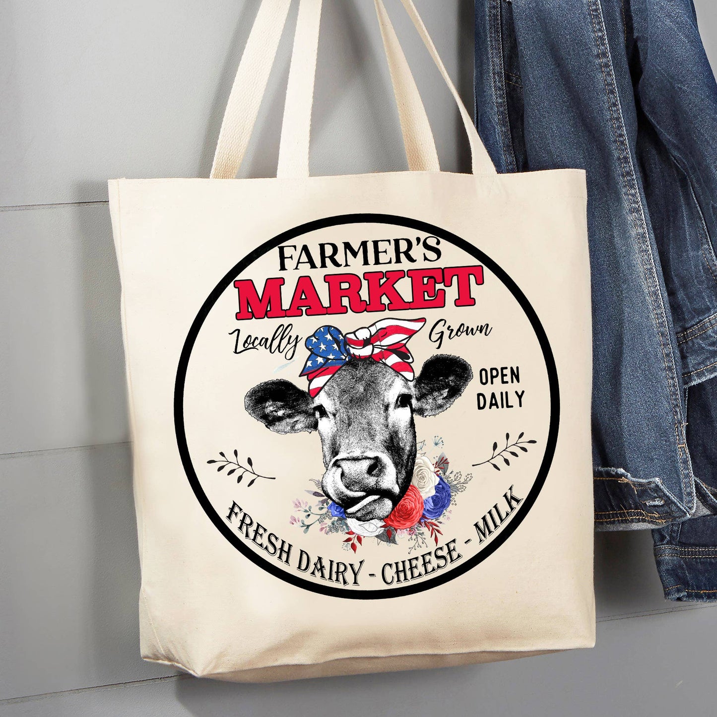Cotton Canvas Tote Bag