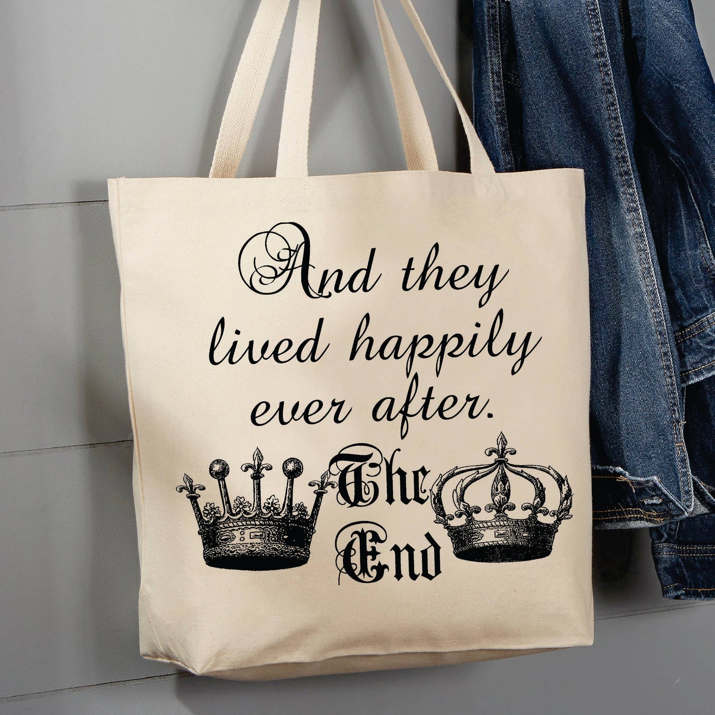 And They Lived Happily Ever After 12 oz Tote Bag