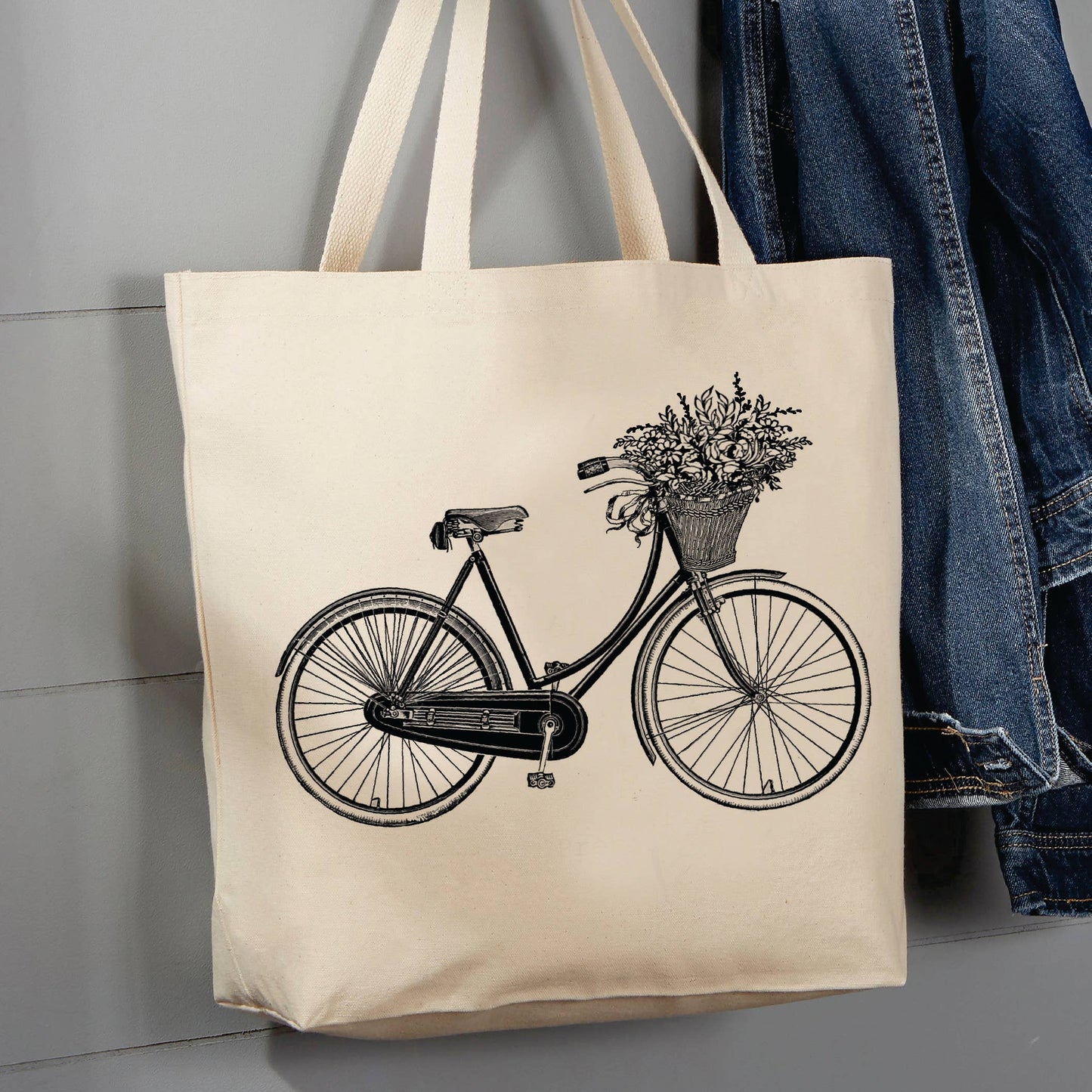 Bicycles, 12 oz Tote Bag - Bag-3509