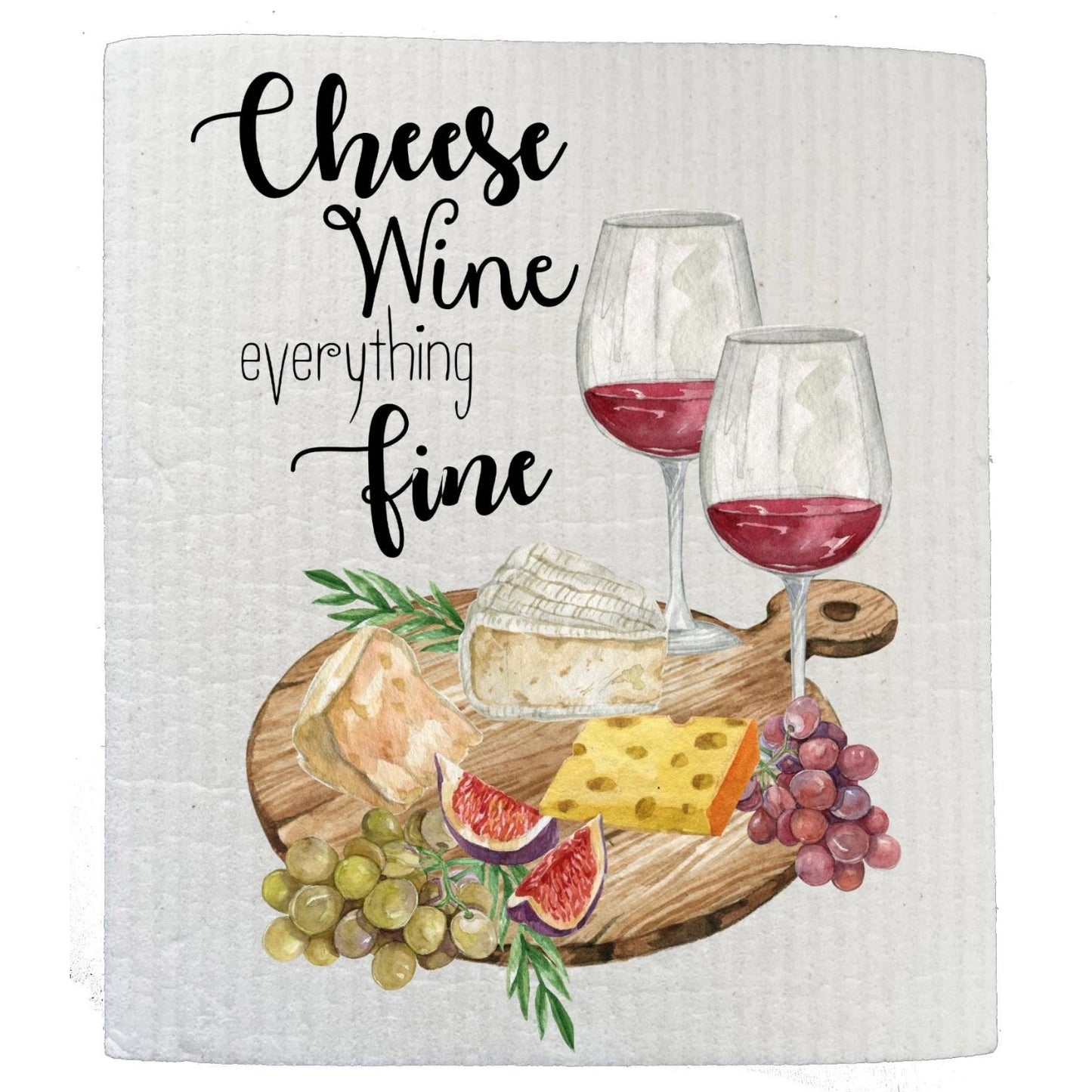 Cheese Wine Everything Fine Kitchen SWEDISH DISH CLOTHS