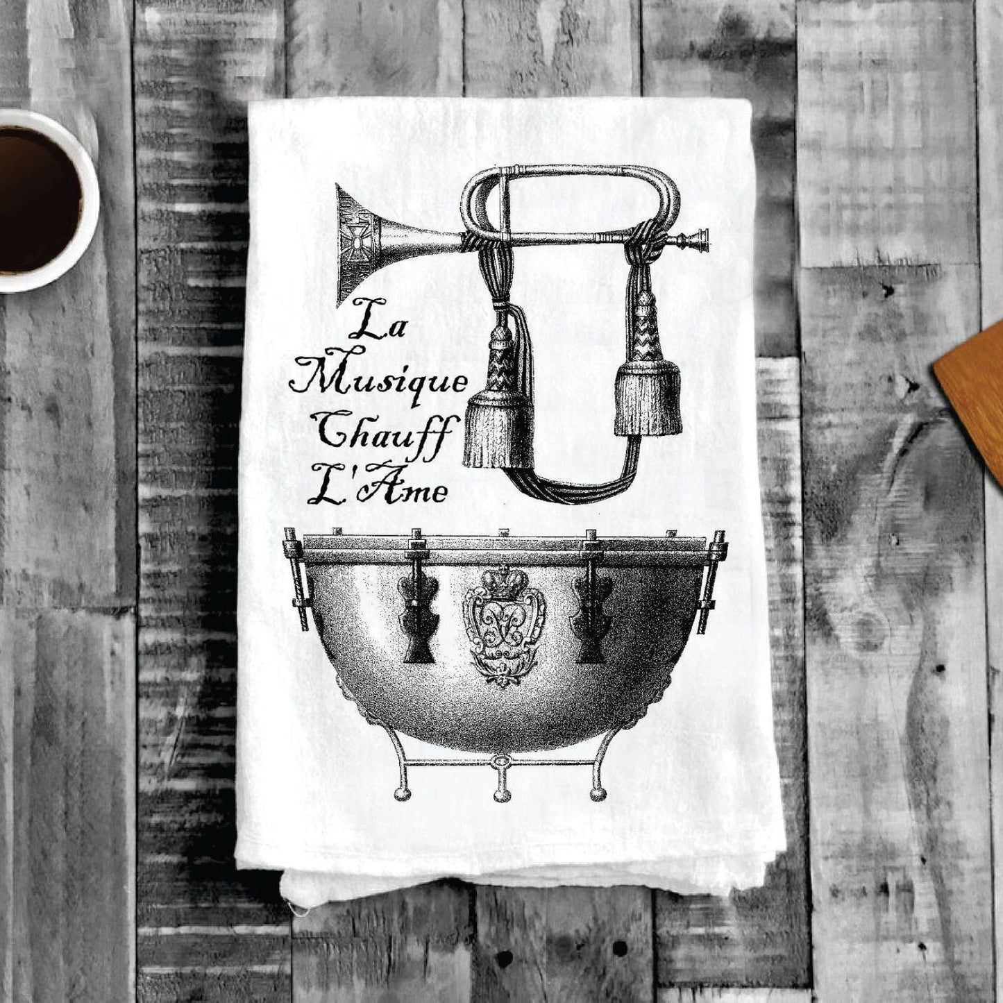La Musique Trumpet, Cotton Tea Towels