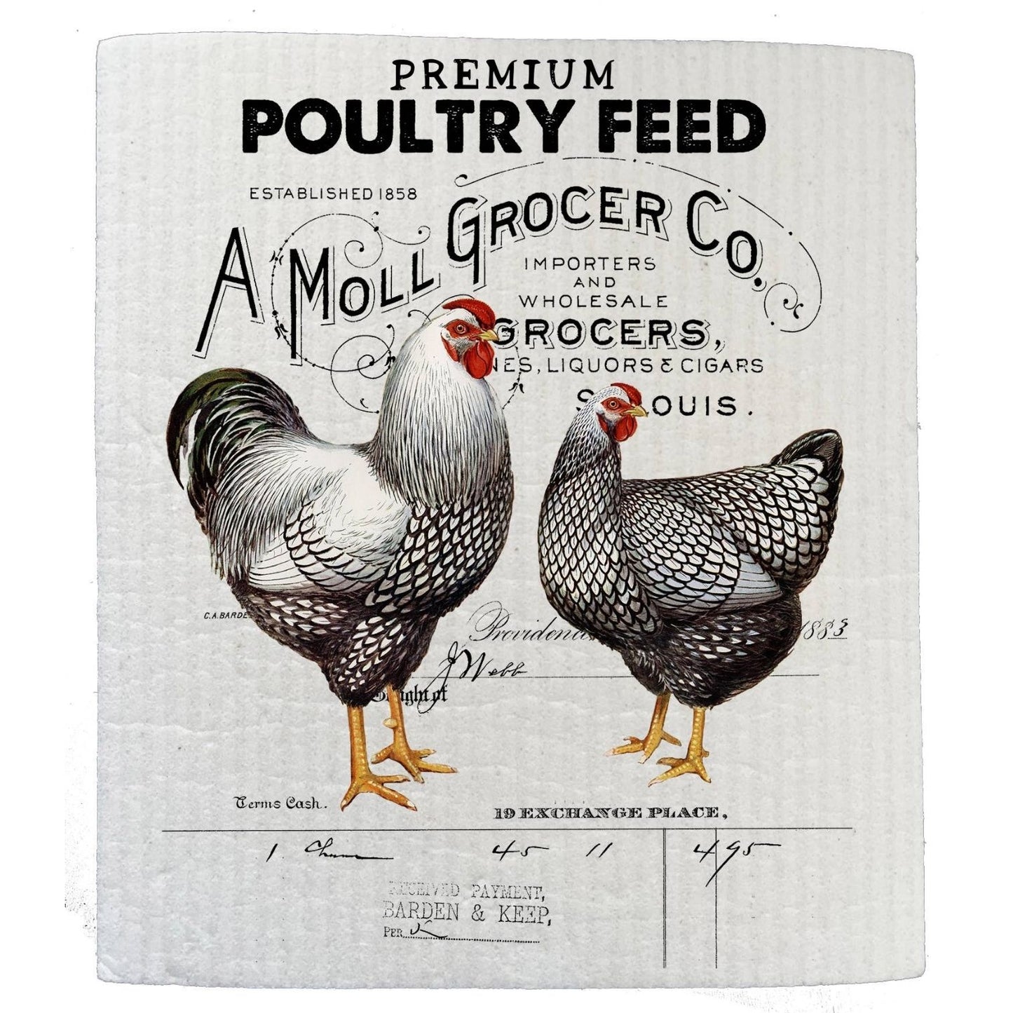 Farmers Market Chicken Feed Kitchen SWEDISH DISH CLOTHS