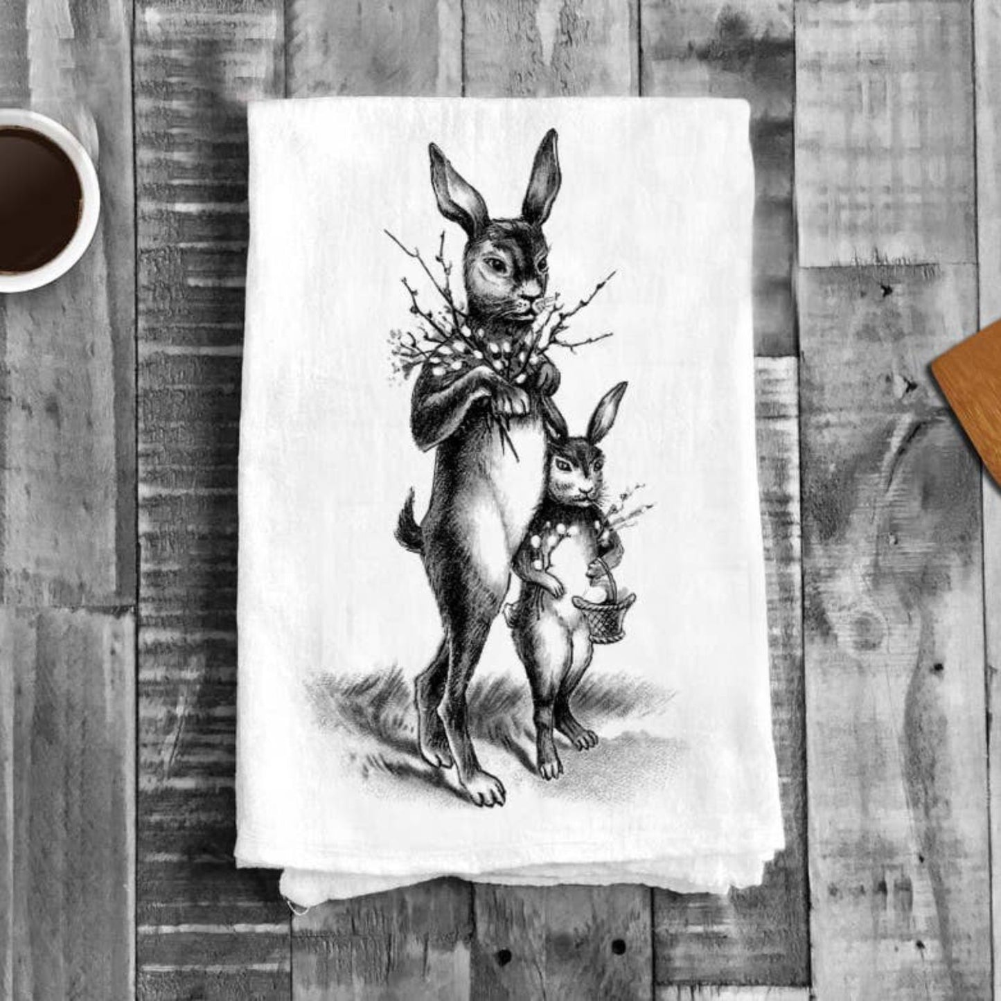 Easter Bunnies, Cotton Tea Towels
