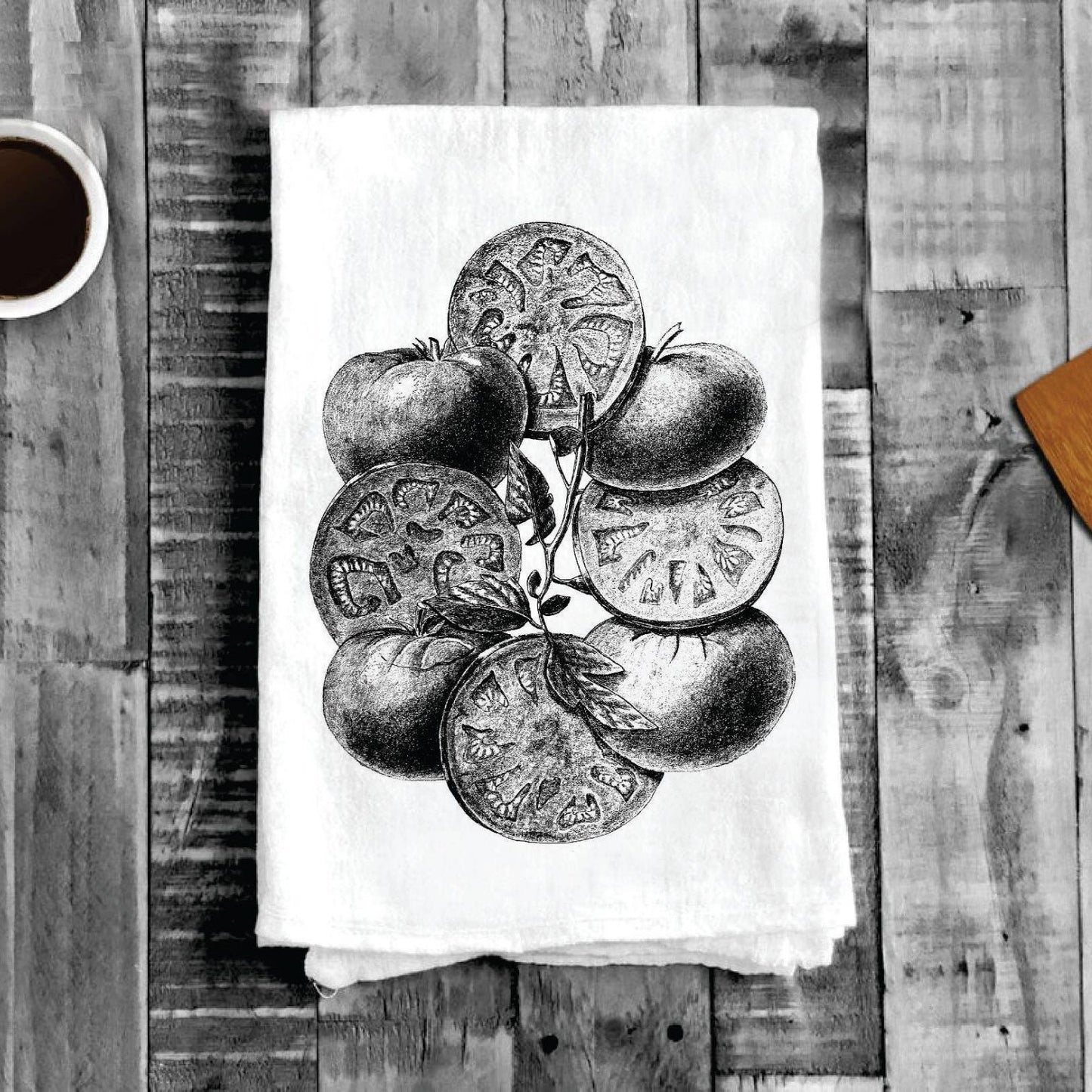 Vegetables, Tomatoes, Cotton Tea Towels