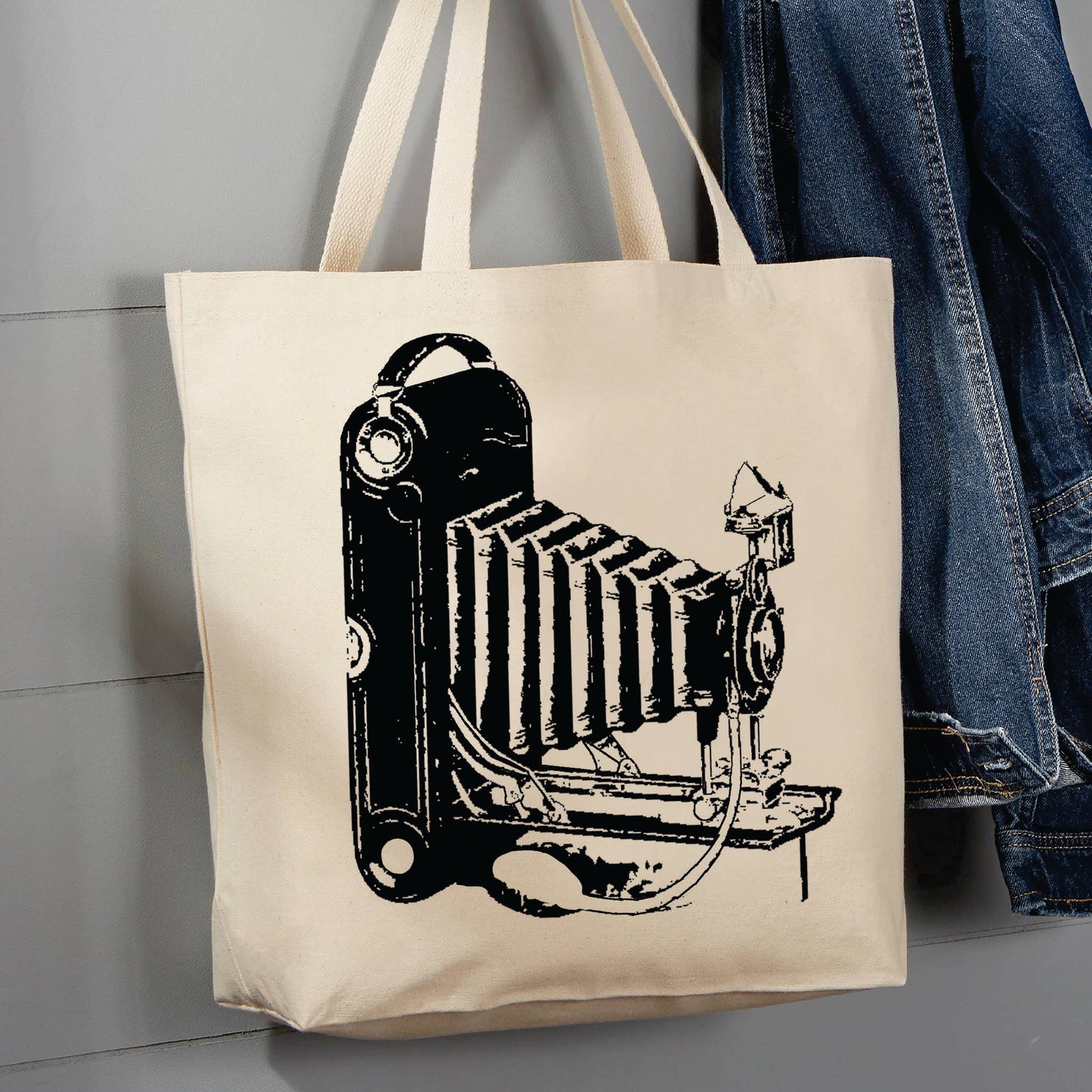 Camera, 12 oz Tote Bag