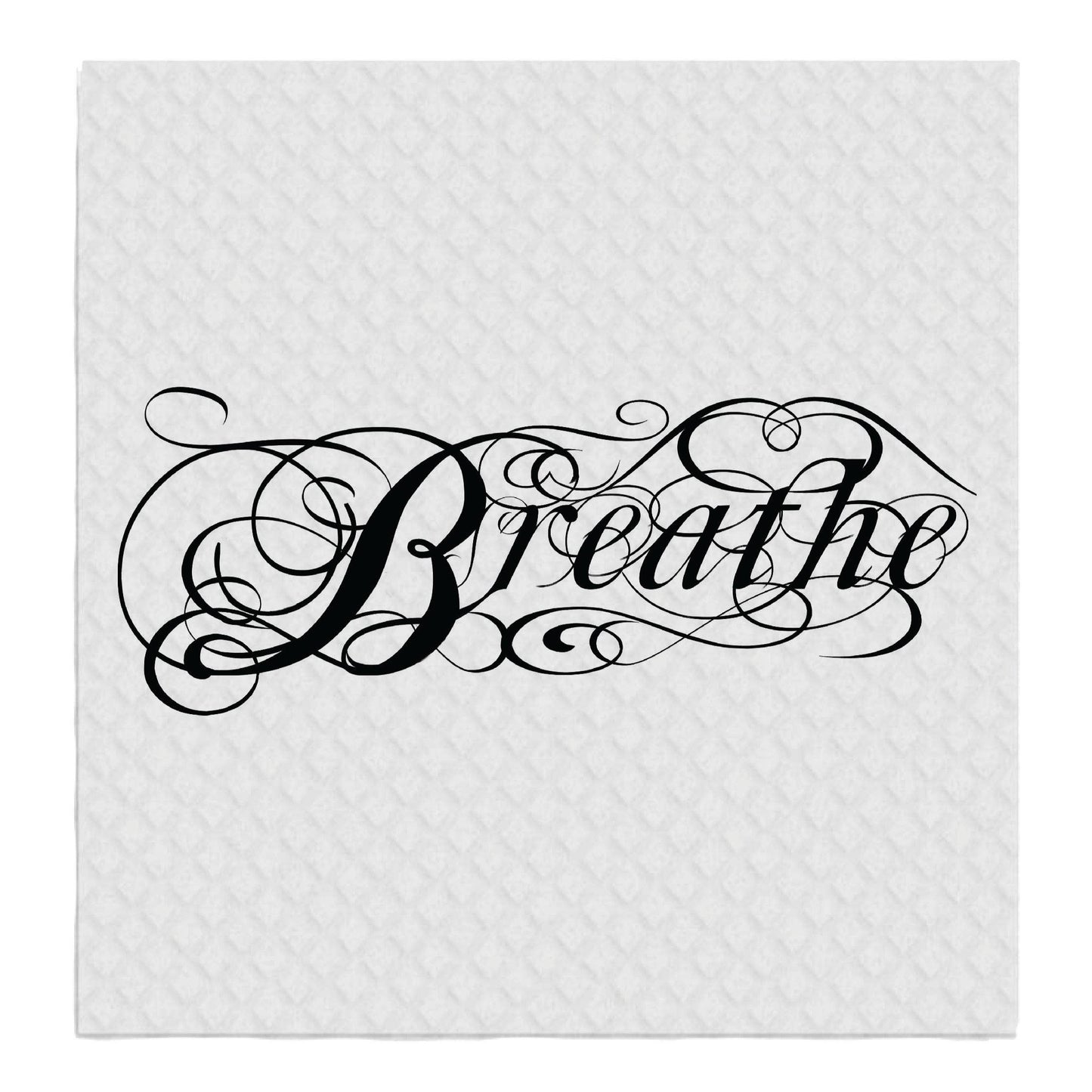 Breathe Fancy Cursive Swirls, SWEDISH DISH CLOTHS