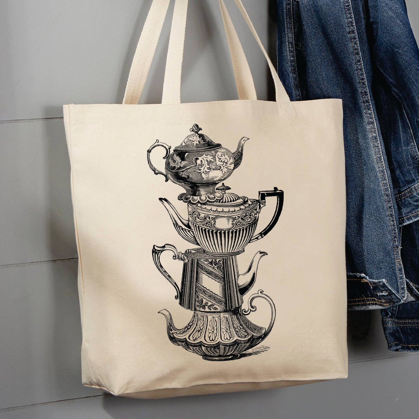 Tea Pots , 12 oz Tote Bag