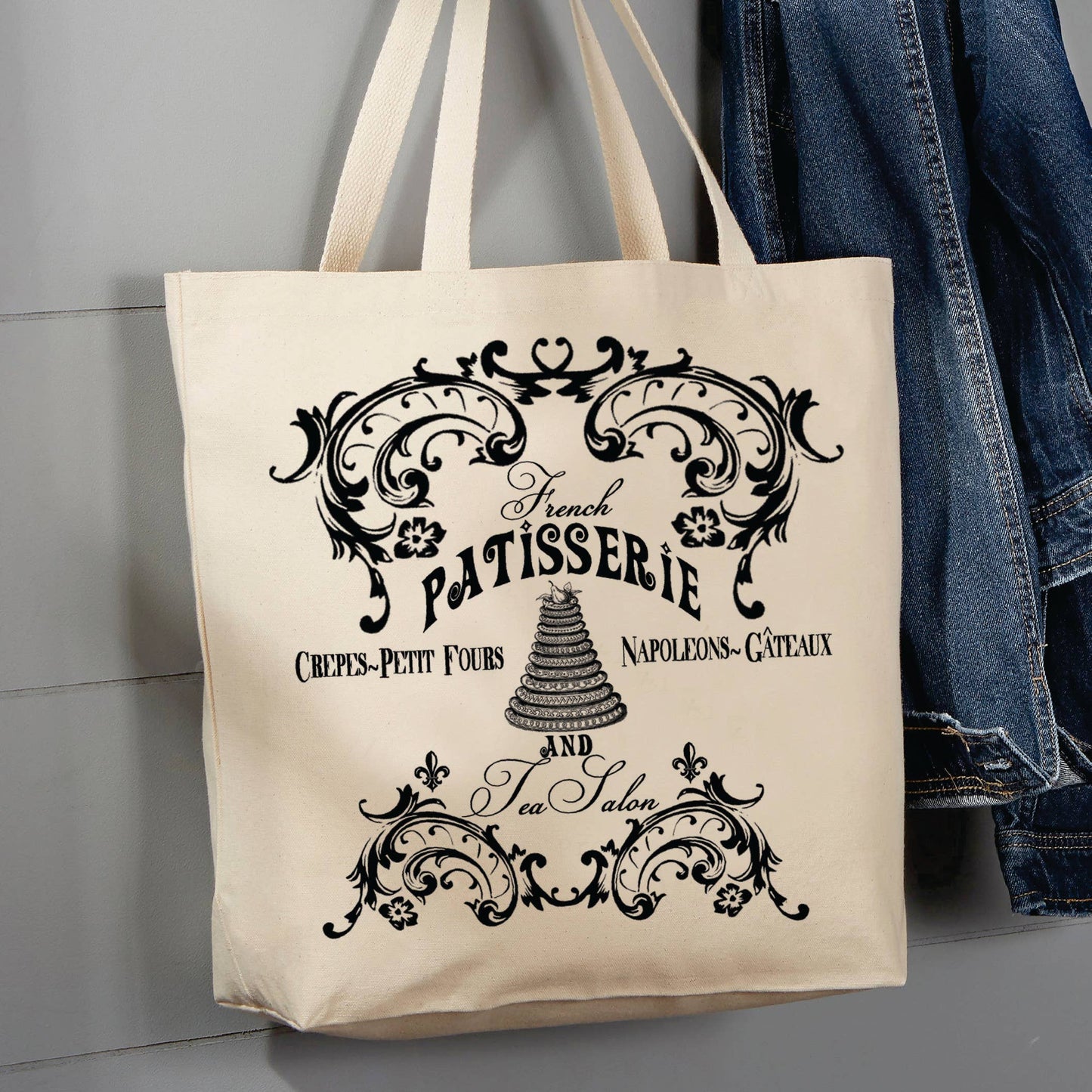 Victorian French Pastries, France, 12 oz Tote Bag