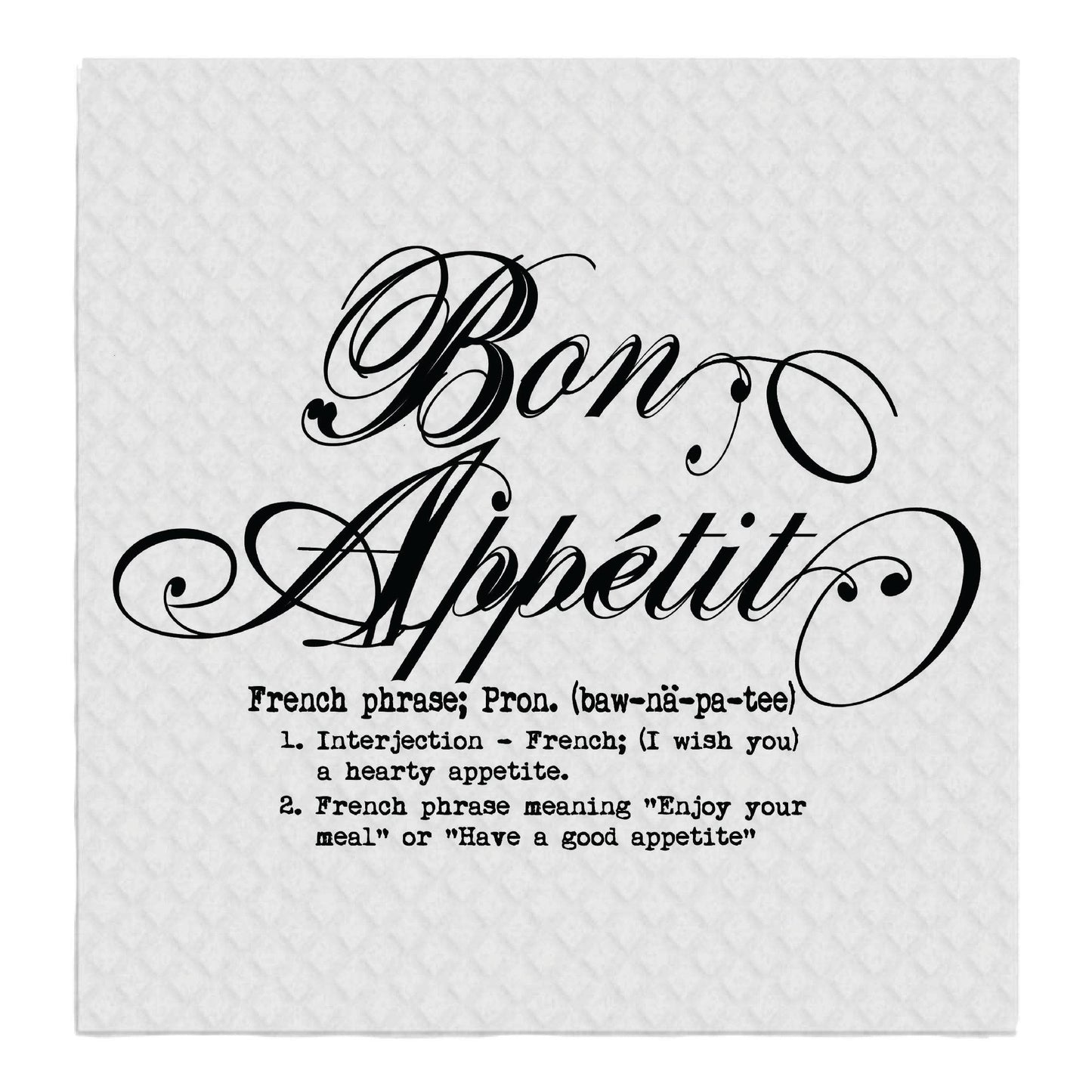 Bon Appetit Definition, SWEDISH DISH CLOTHS