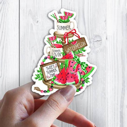 Summer Time Sweet Watermelon Sticker