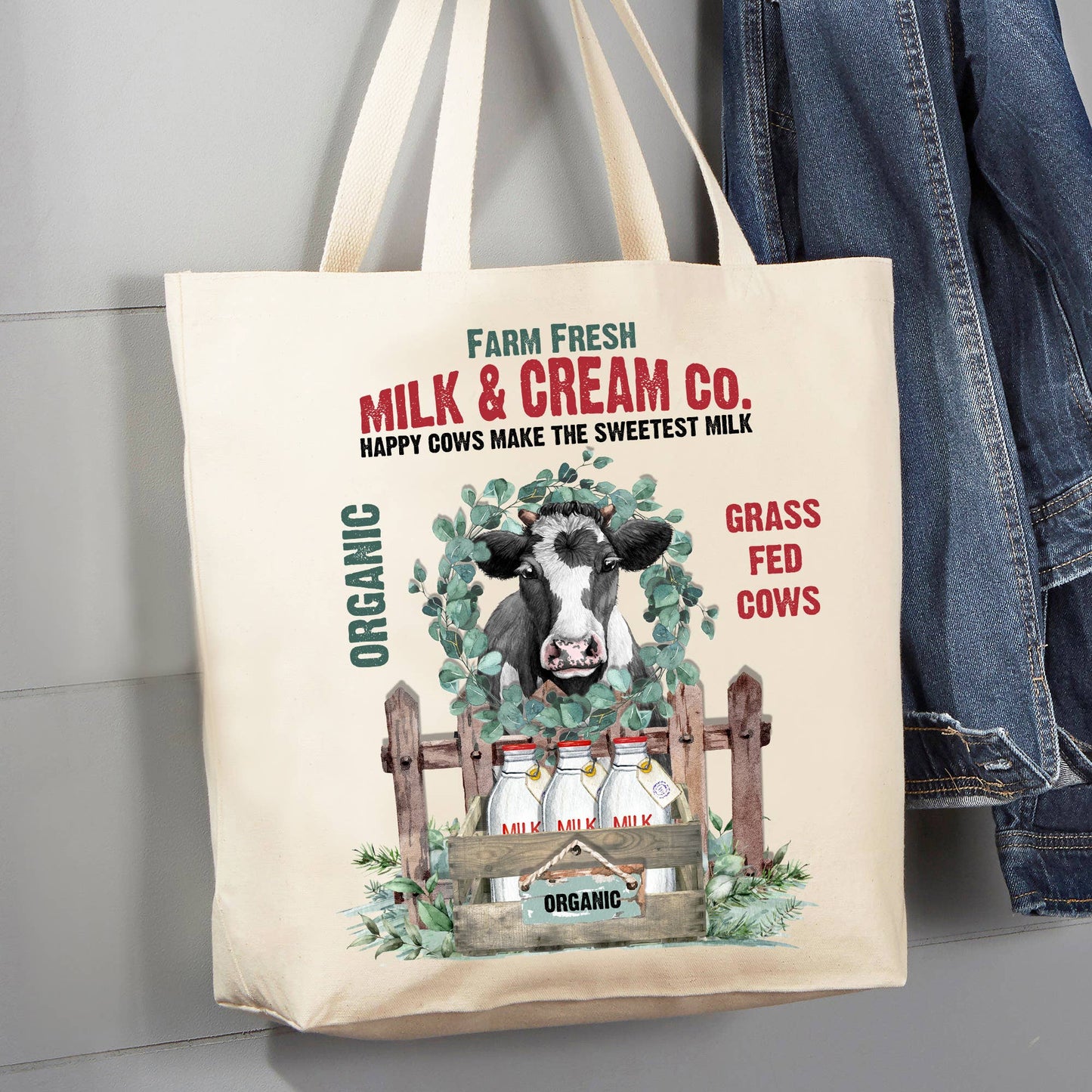Cotton Canvas Tote Bag