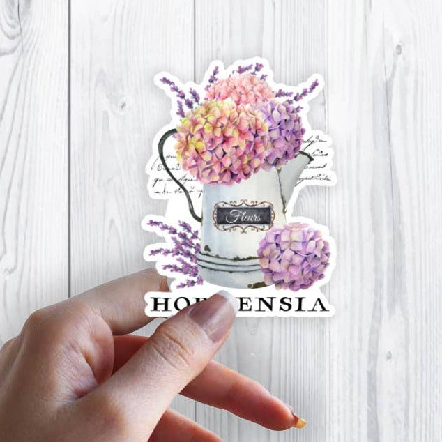 Farmhouse Lavender Hydrangea Stickers