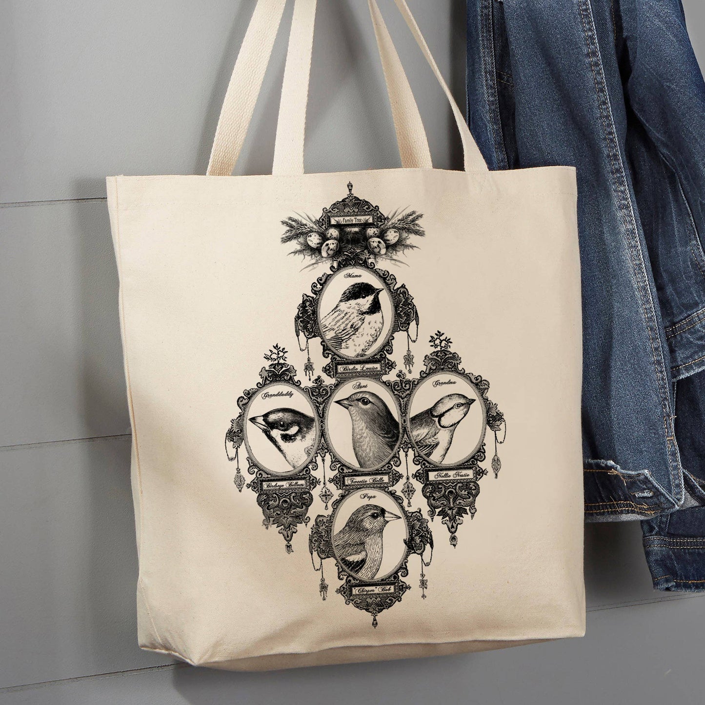 Birds Multiple Names Species, 12 oz Tote Bag