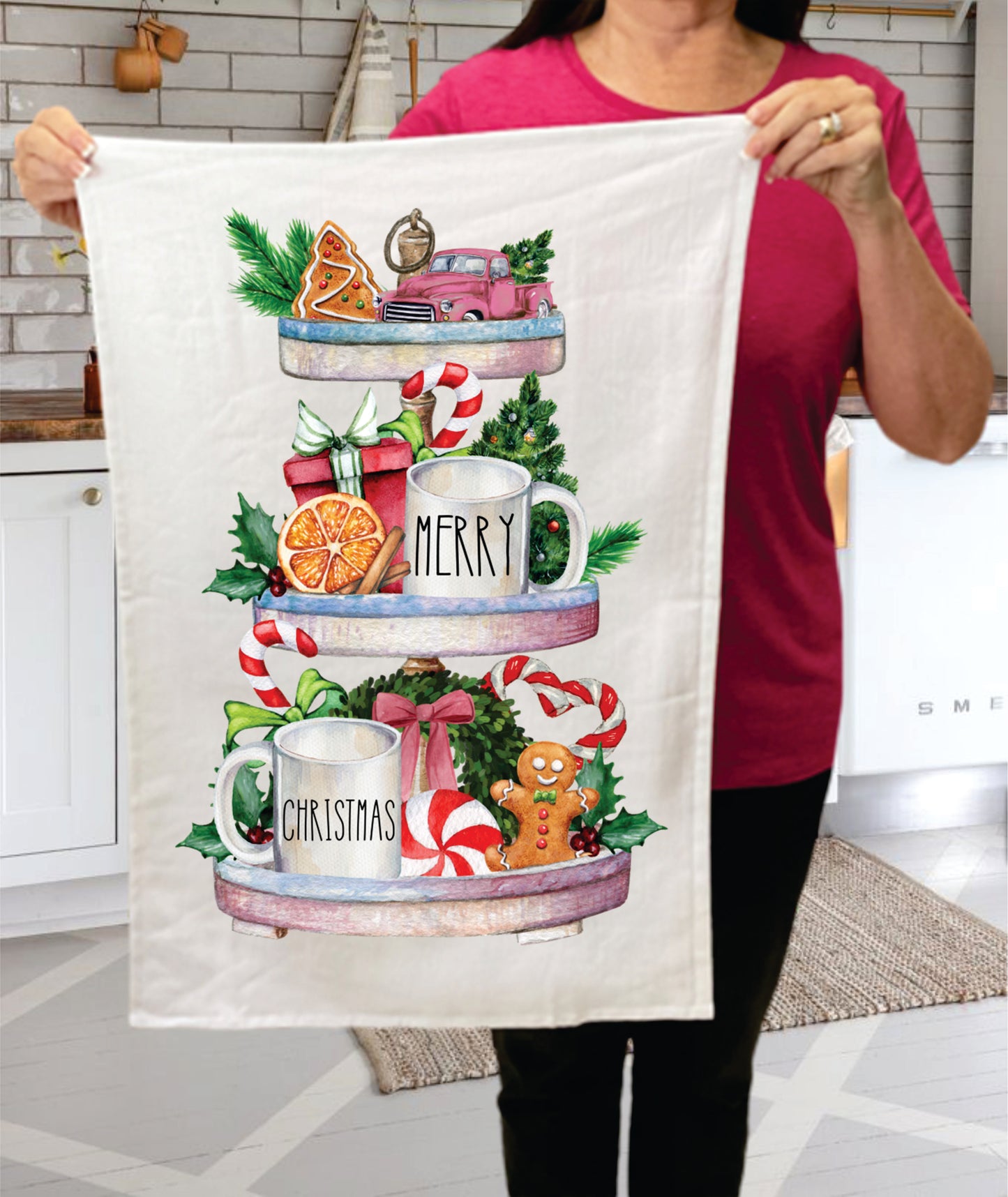 Fall Sweet Fall Pumpkins Corn Flowers, Cotton Terry Towels