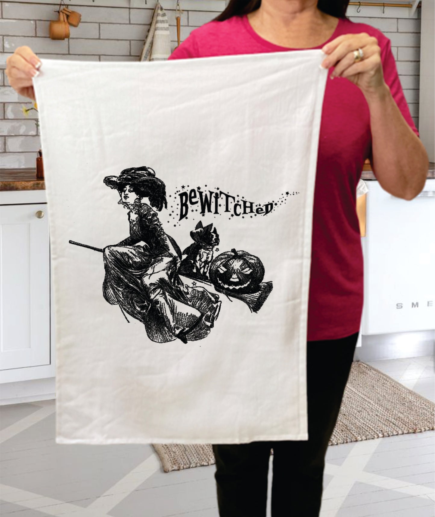 Trick or Treat Skull Skeleton, Cotton Terry Towels