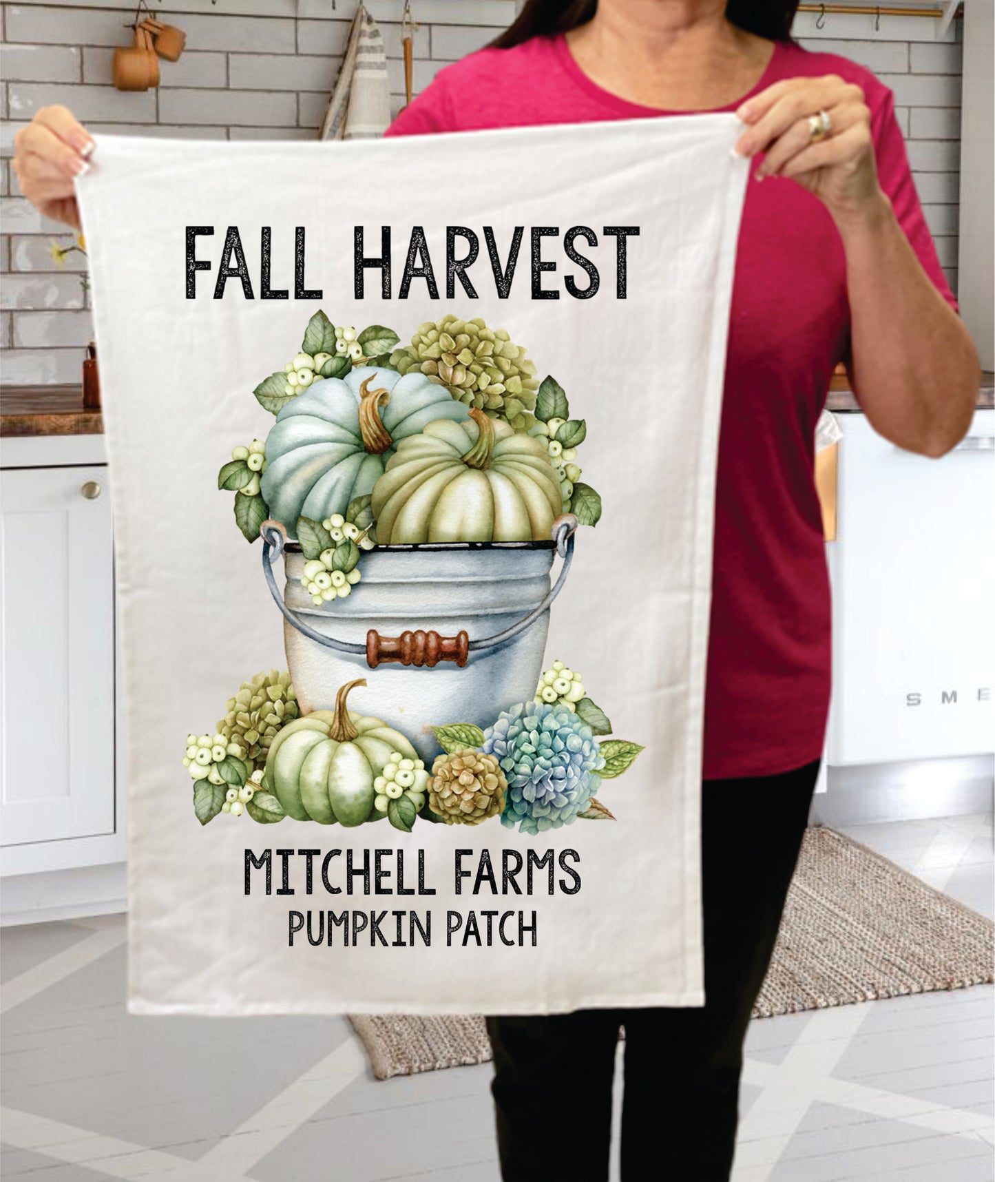 Christmas Tree Farm & Market Cotton Terry Towels Kitchen