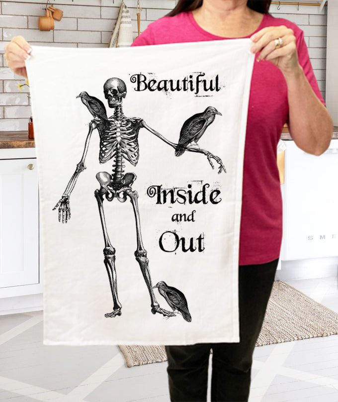 Crazy Cat Lady Witch Halloween Cotton Terry Towels Kitchen