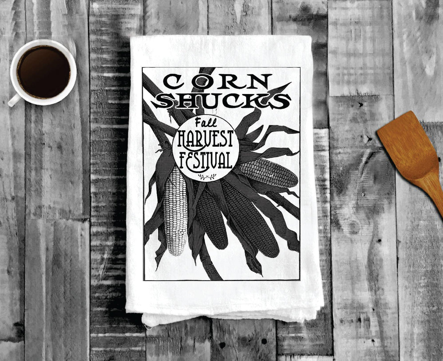 Country Farm, Corn Shucks, Cotton Tea Towels
