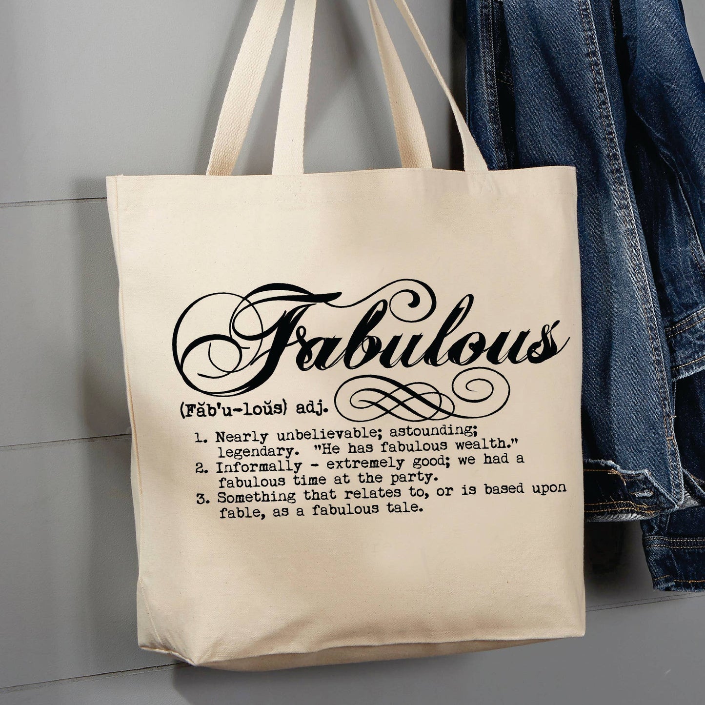 Definition of Fabulous, Beautiful, 12 oz  Tote Bag