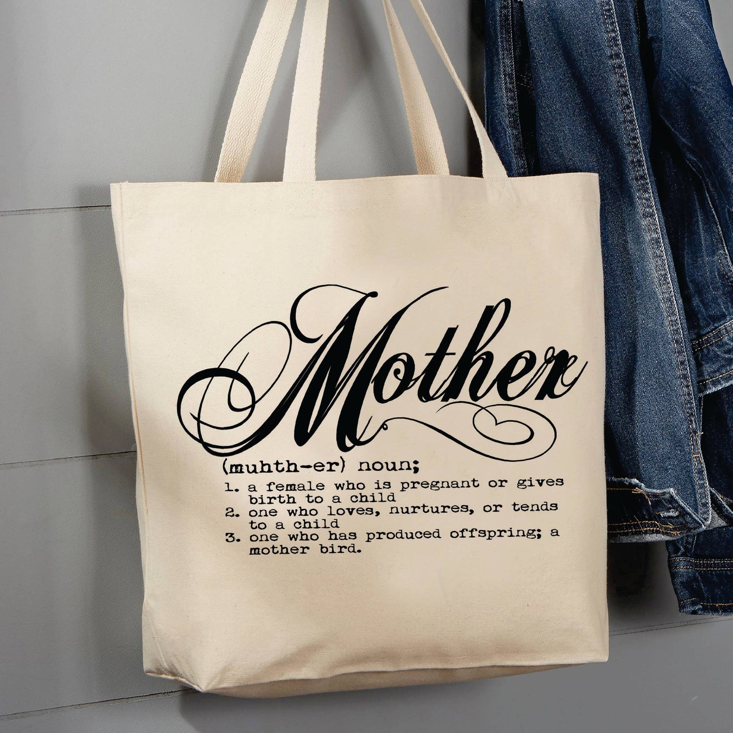 Definition of Mother, Mothers Day, 12 oz  Tote Bag