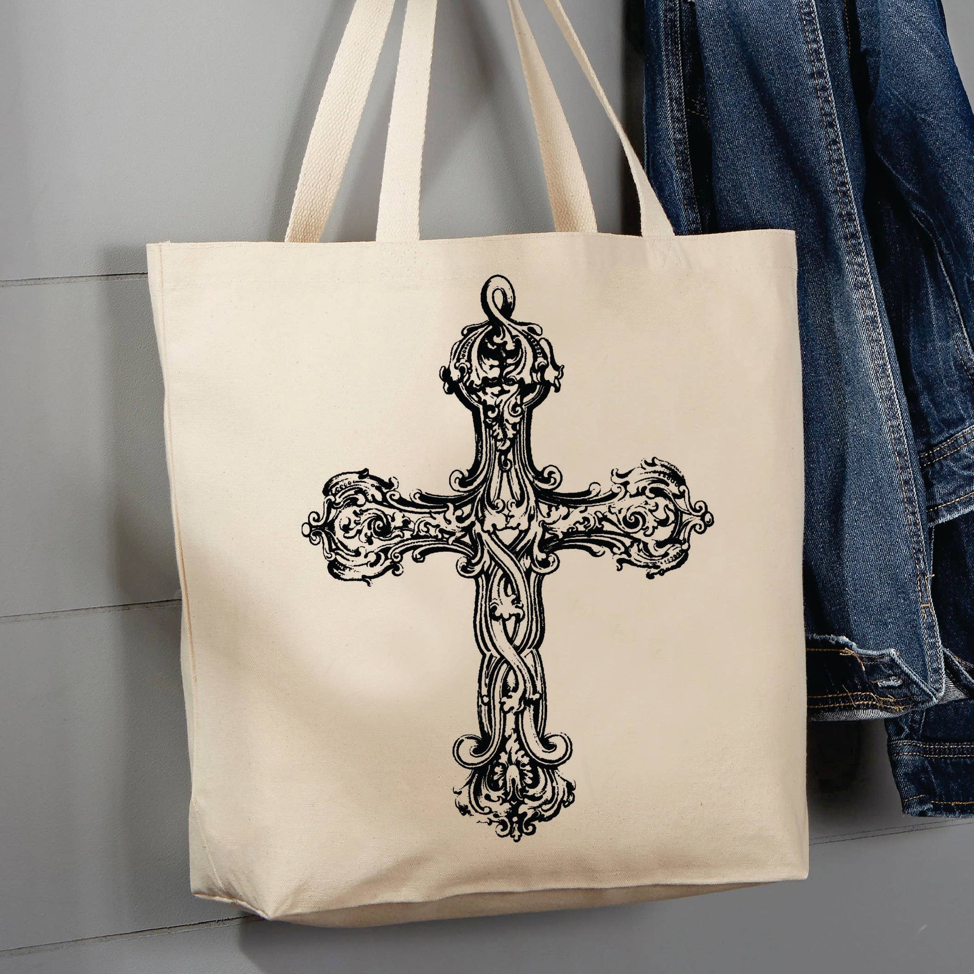 Elegant Cross, 12 oz  Tote Bag