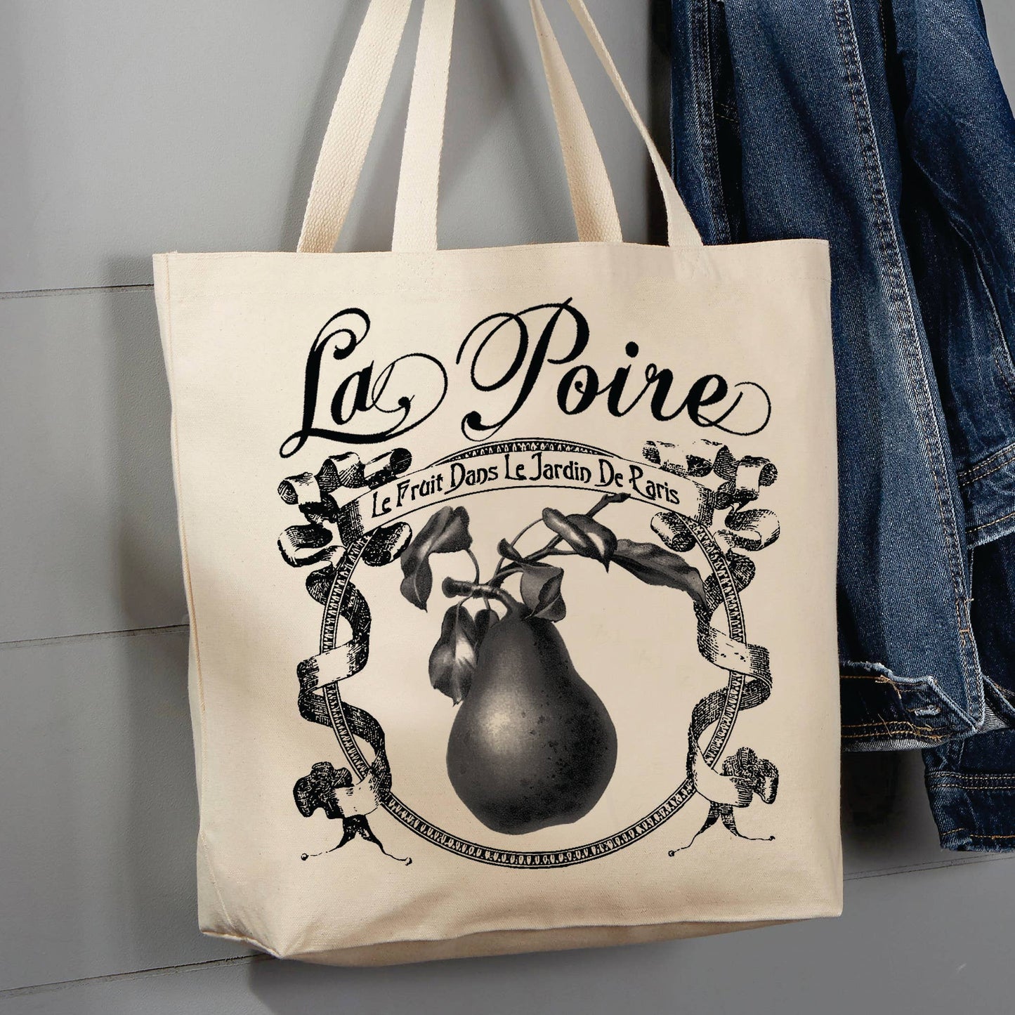 La Poire, Pair Fruit, France, 12 oz  Tote Bag