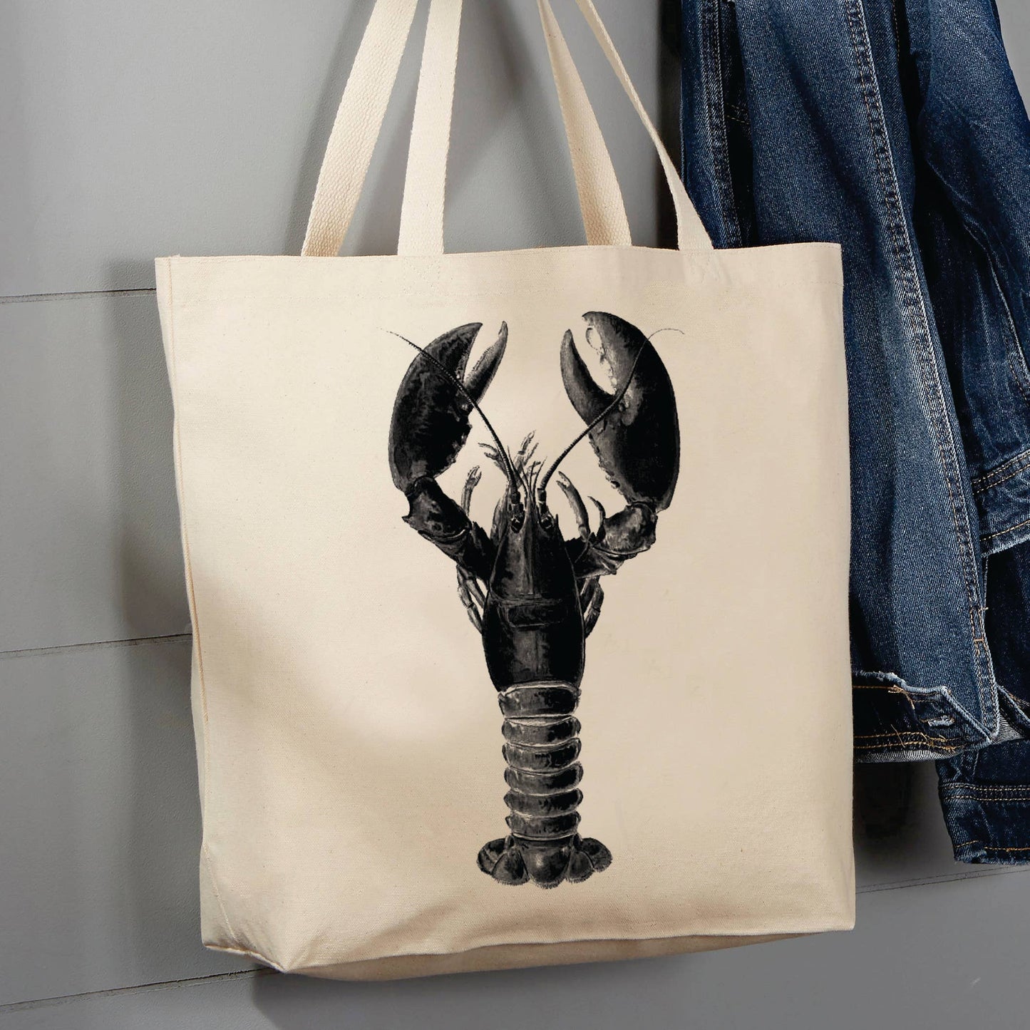 Victorian Main Lobster, Ocean Creatures, 12 oz  Tote Bag