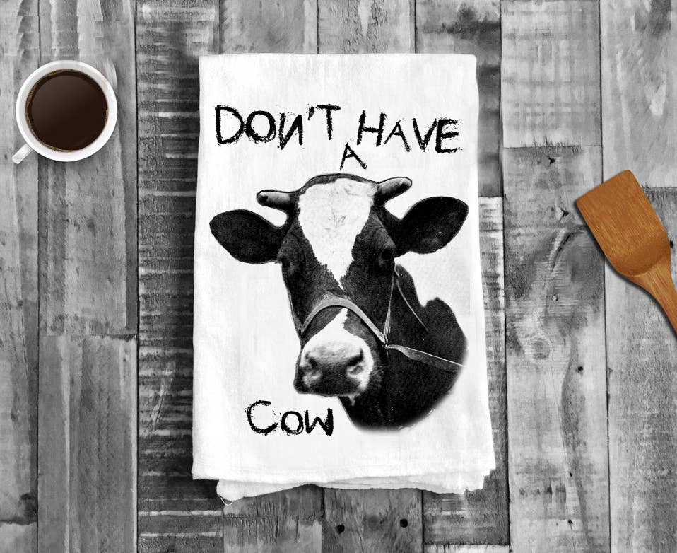 Don't Have a Cow, Cotton Tea Towels