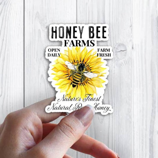 Modern  Farmhouse Honey Bees Sticker