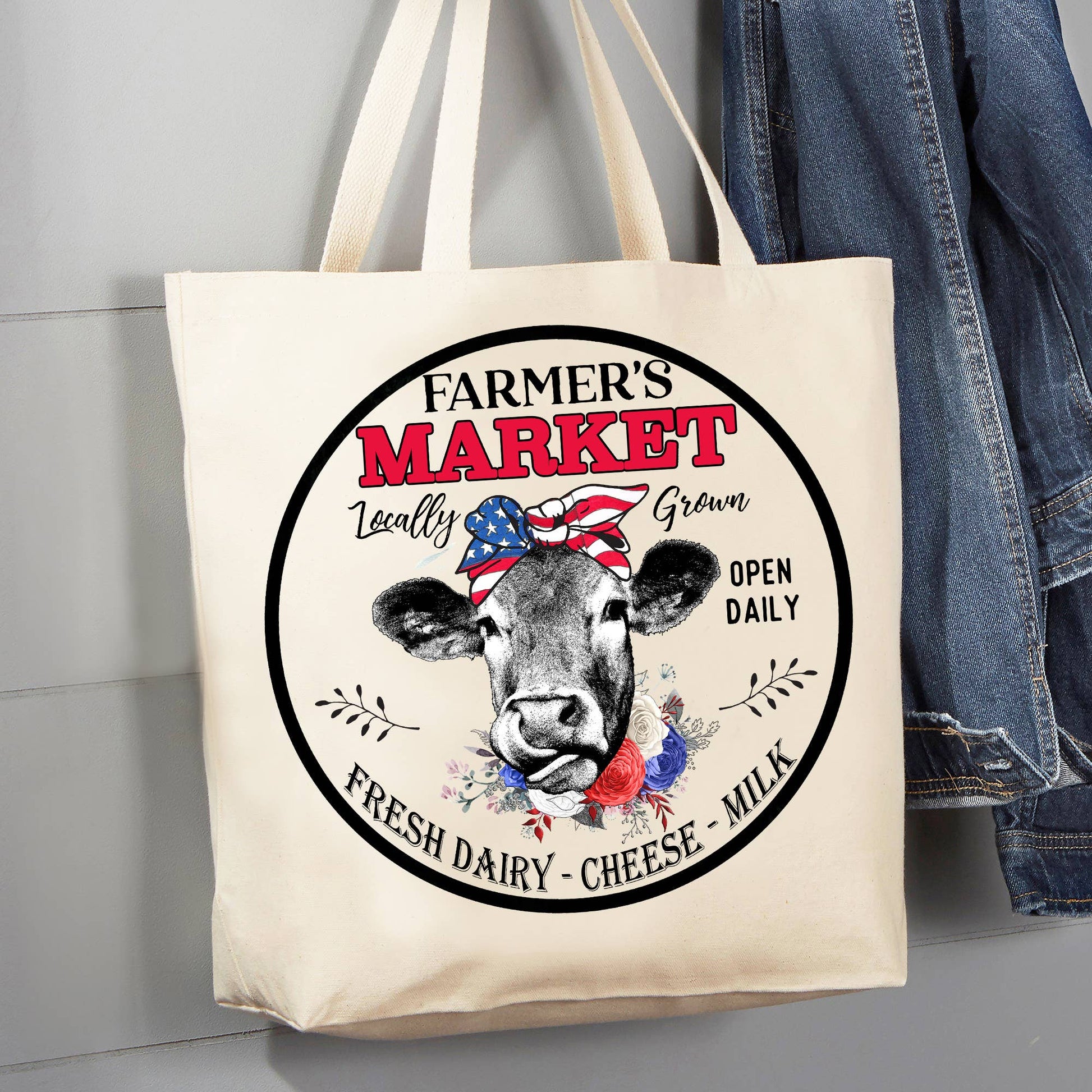 Cotton Canvas Tote Bag