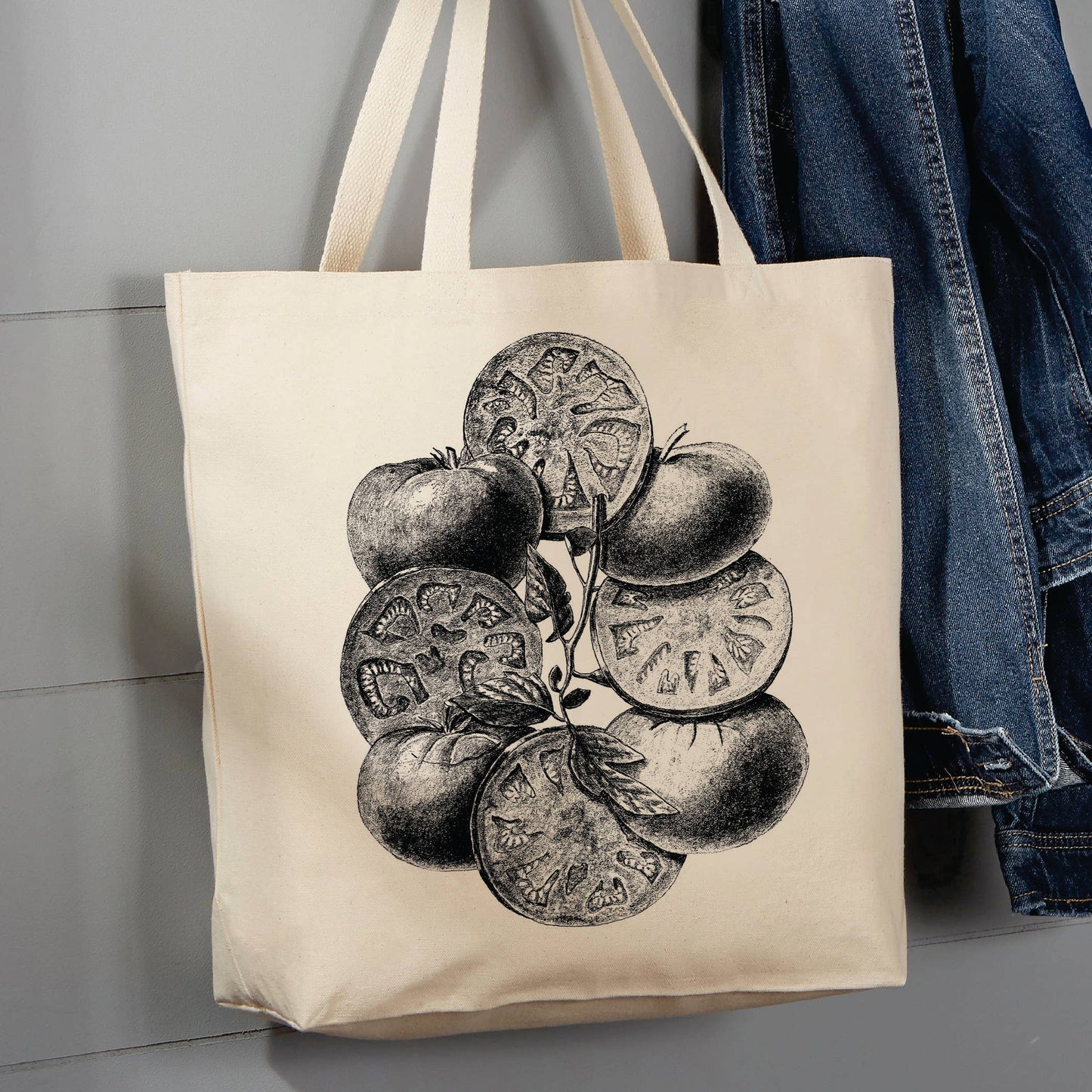 Vegetables Tomatoes, 12 oz  Tote Bag