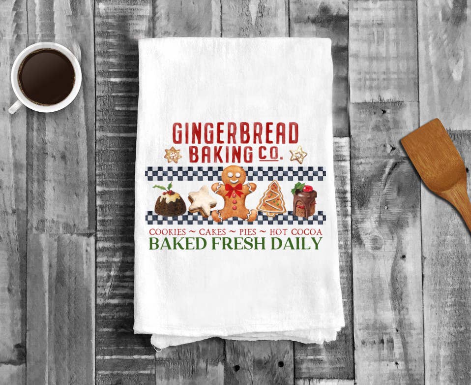 Gingerbread Baking Co. Fresh, Cotton Tea Towels