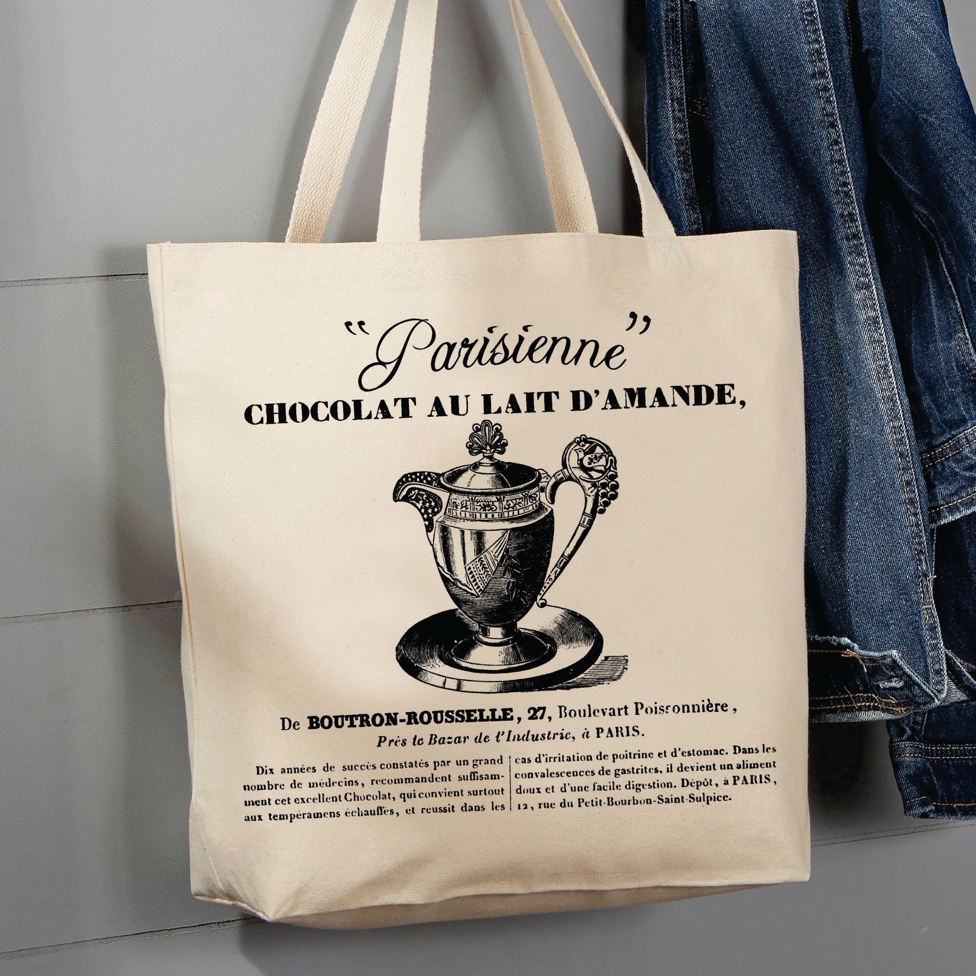 Parisienne Chocolate, France, 12 oz  Tote Bag