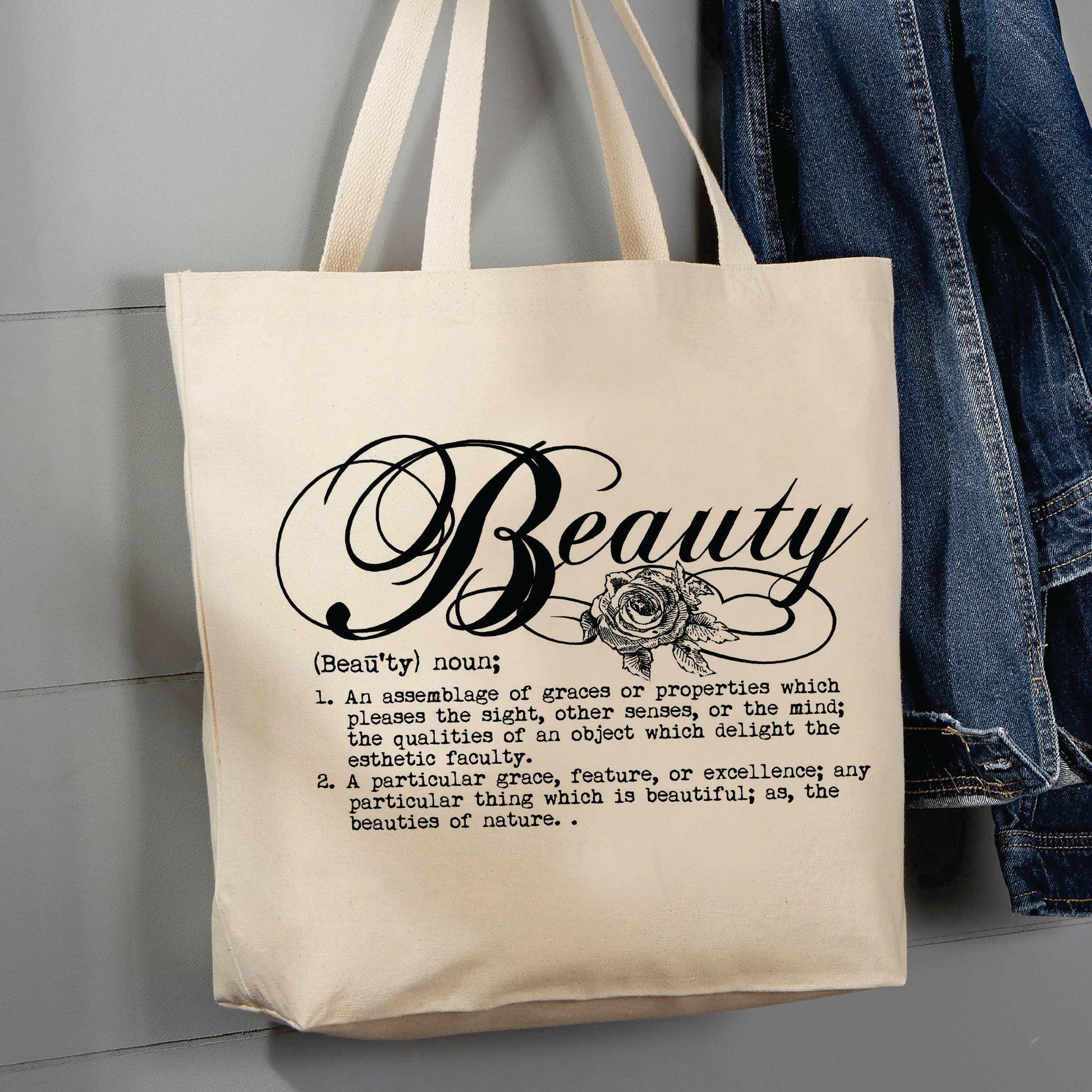 Definition of Beauty, Beautiful, 12 oz  Tote Bag
