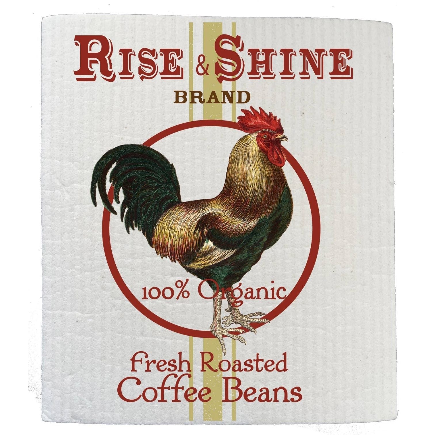 Rise & Shine Rooster Coffee Kitchen SWEDISH DISH CLOTH