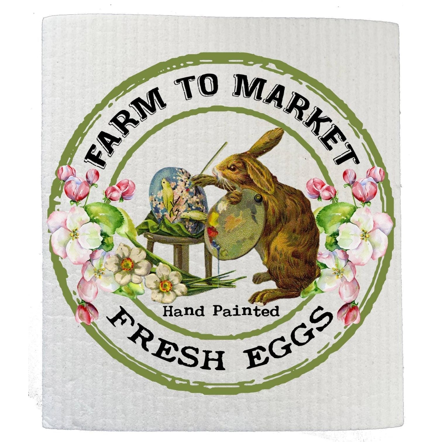 Easter Farm Fresh Easter Eggs Kitchen SWEDISH DISH CLOTHS