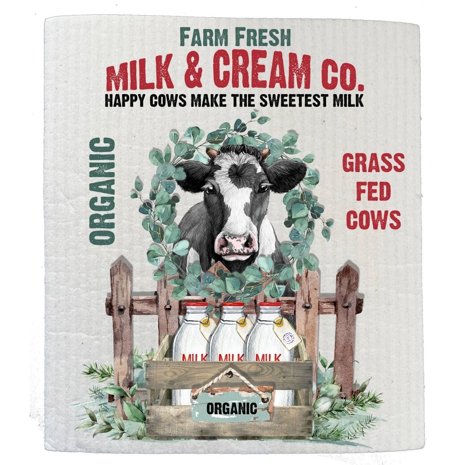Farm Fresh Milk & Cream Co. Kitchen SWEDISH DISH CLOTHS