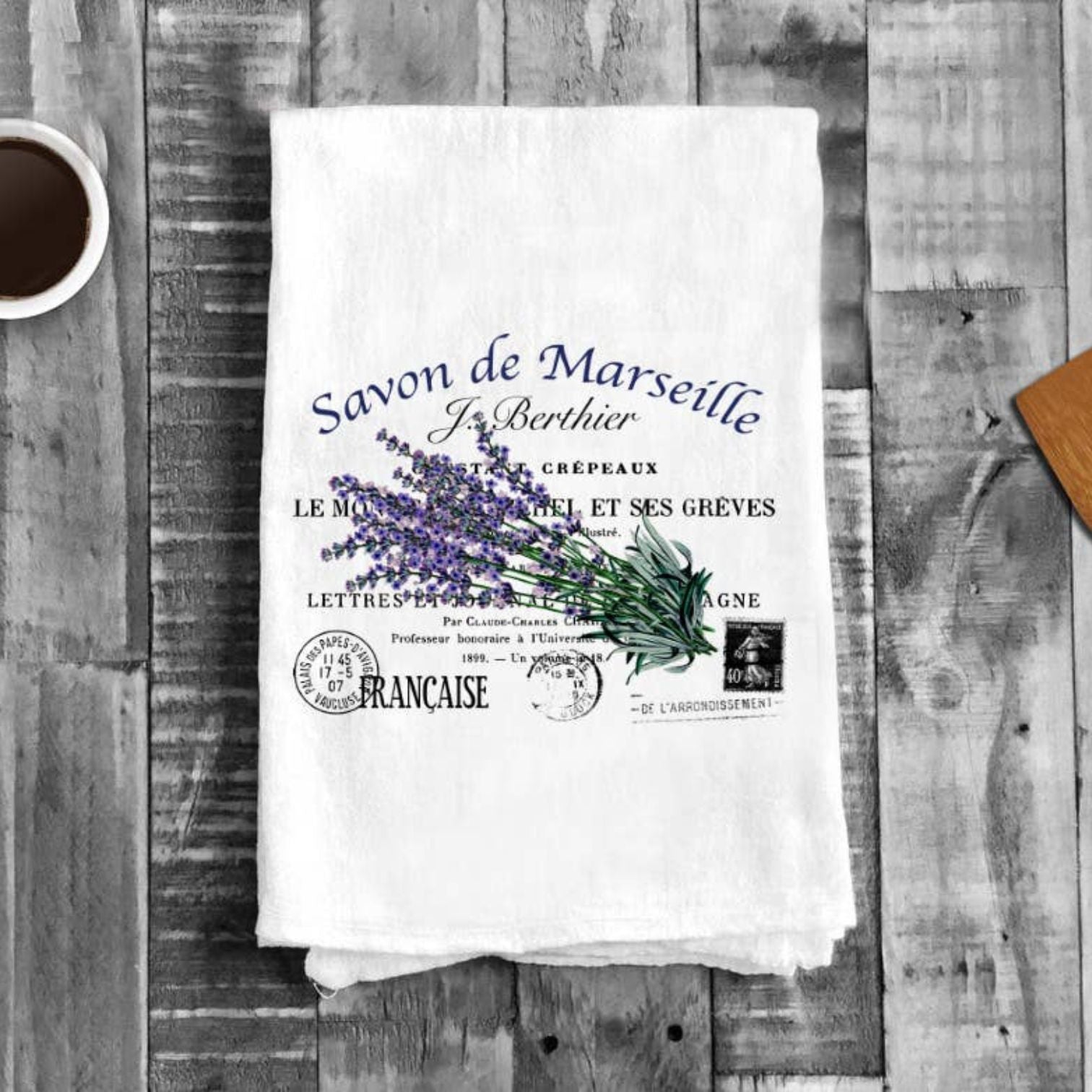 Savon de Marseille Lavender, Cotton Tea Towels