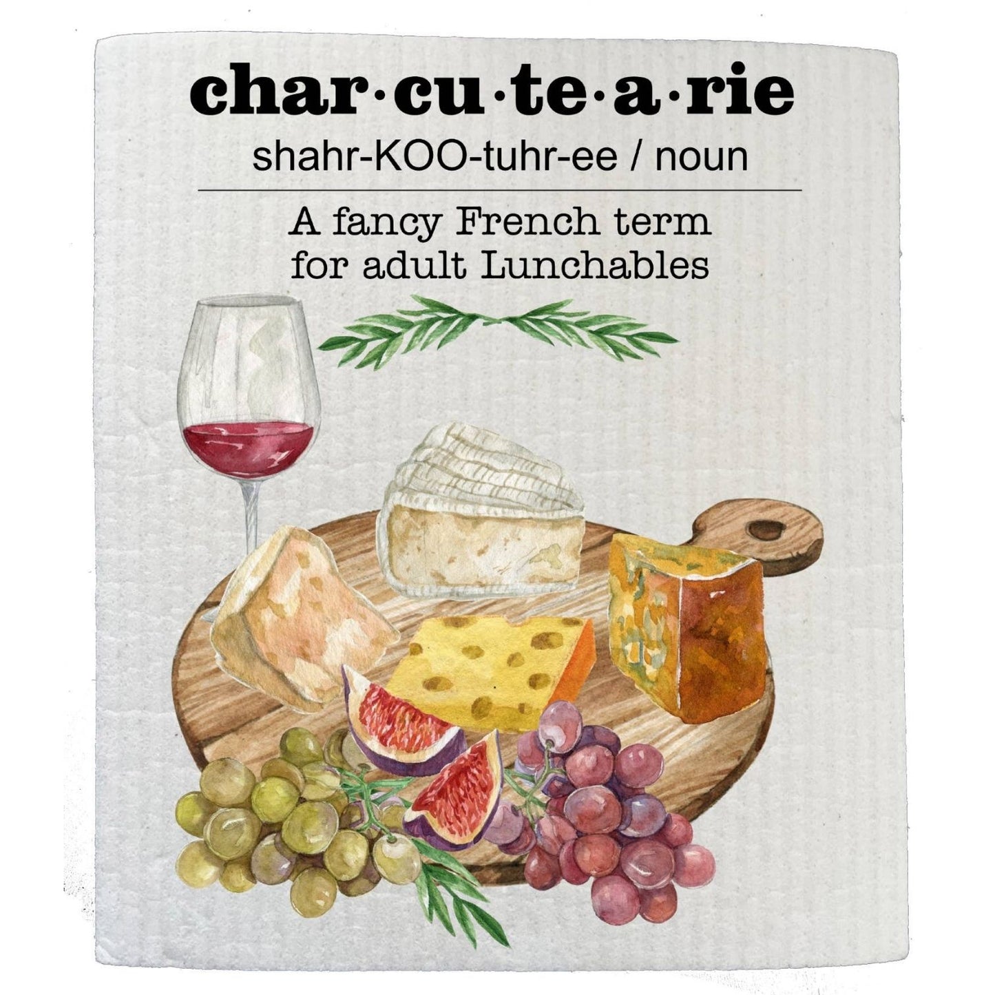 Charcutearie Board Cheese Wine Kitchen SWEDISH DISH CLOTHS