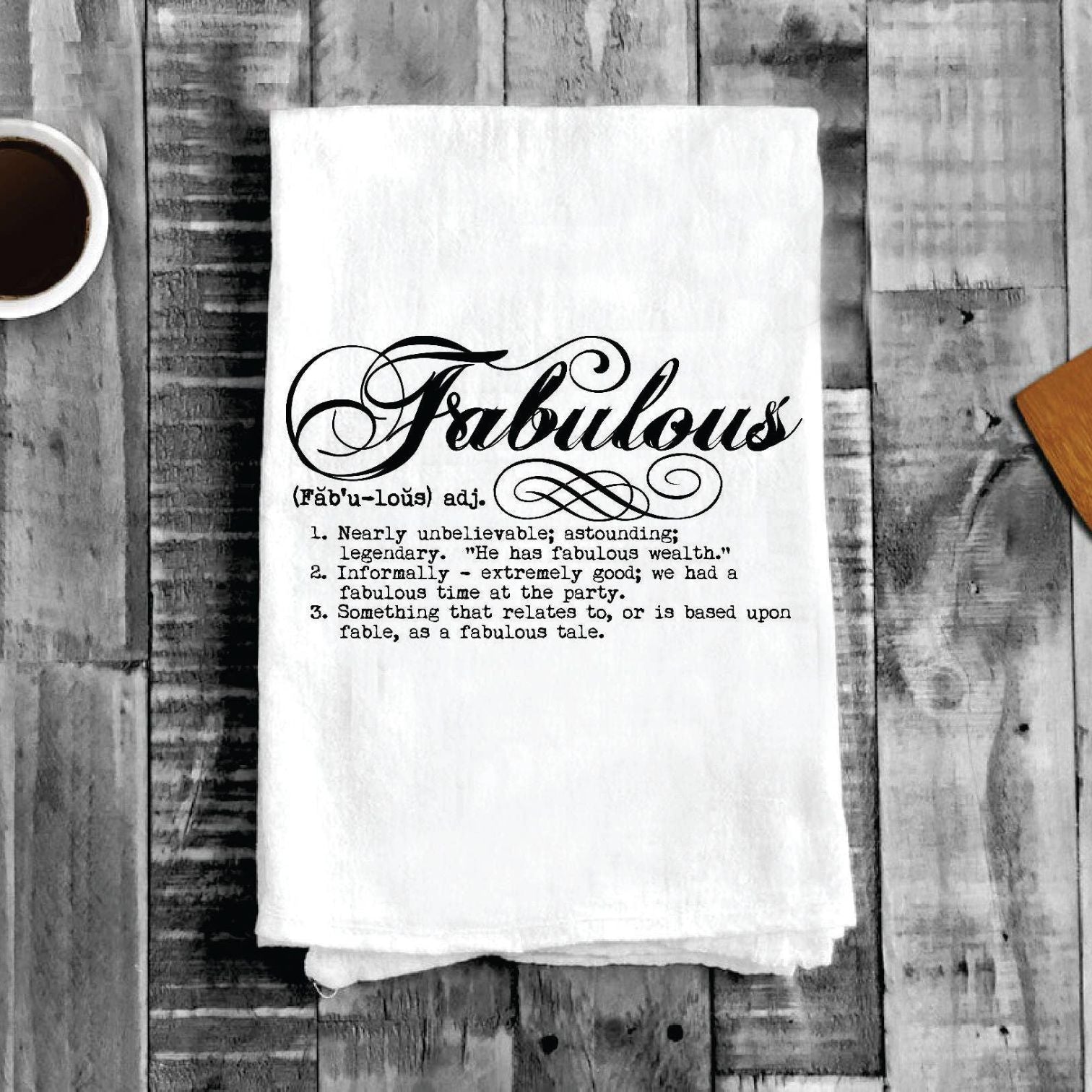 Fabulous Definition, Cotton Tea Towels